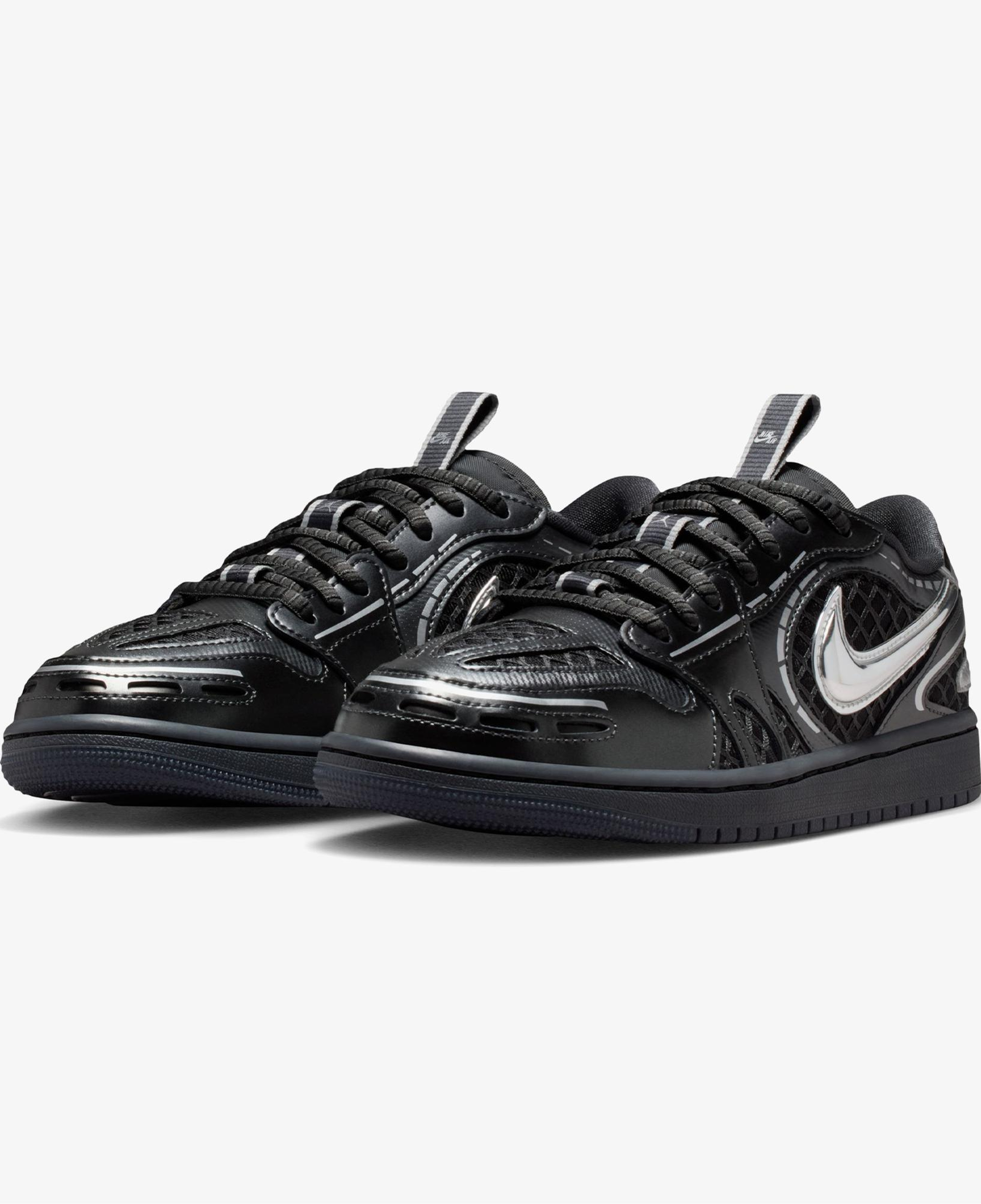 Jordan Air 1 Low Method of Make Kadın Siyah Spor Ayakkabı