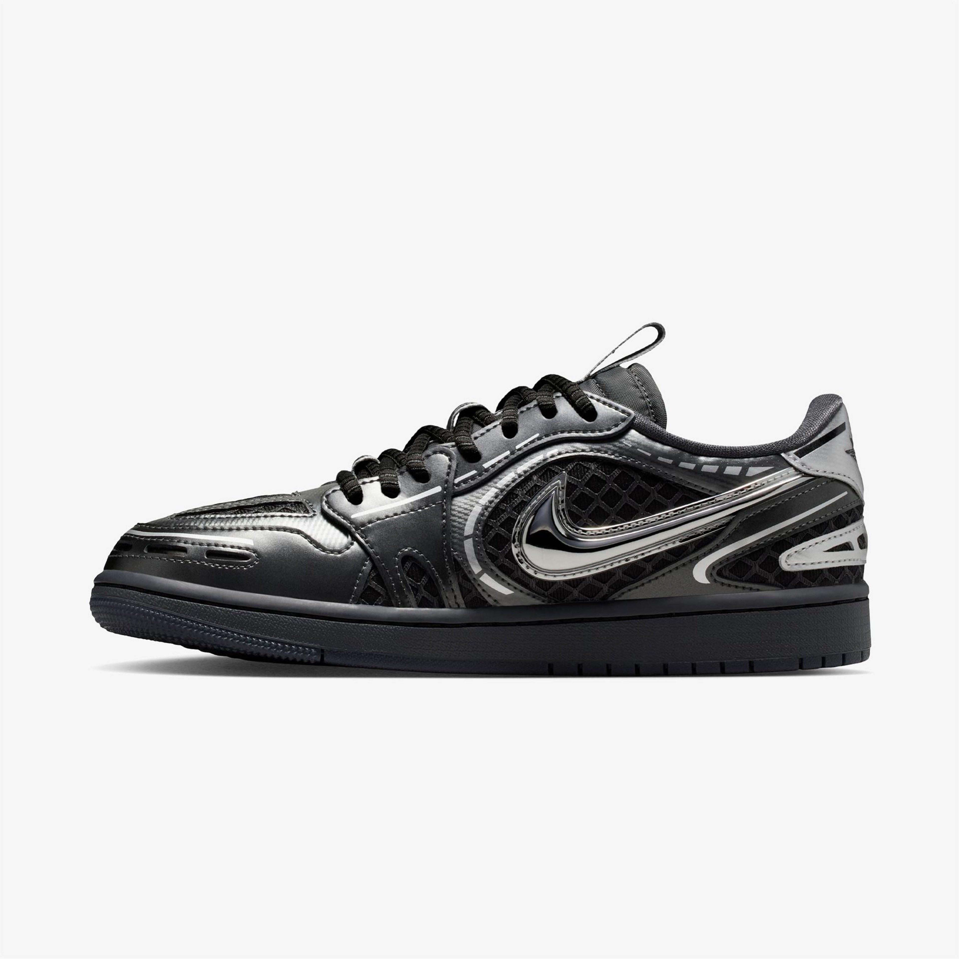 Jordan Air 1 Low Method of Make Kadın Siyah Spor Ayakkabı