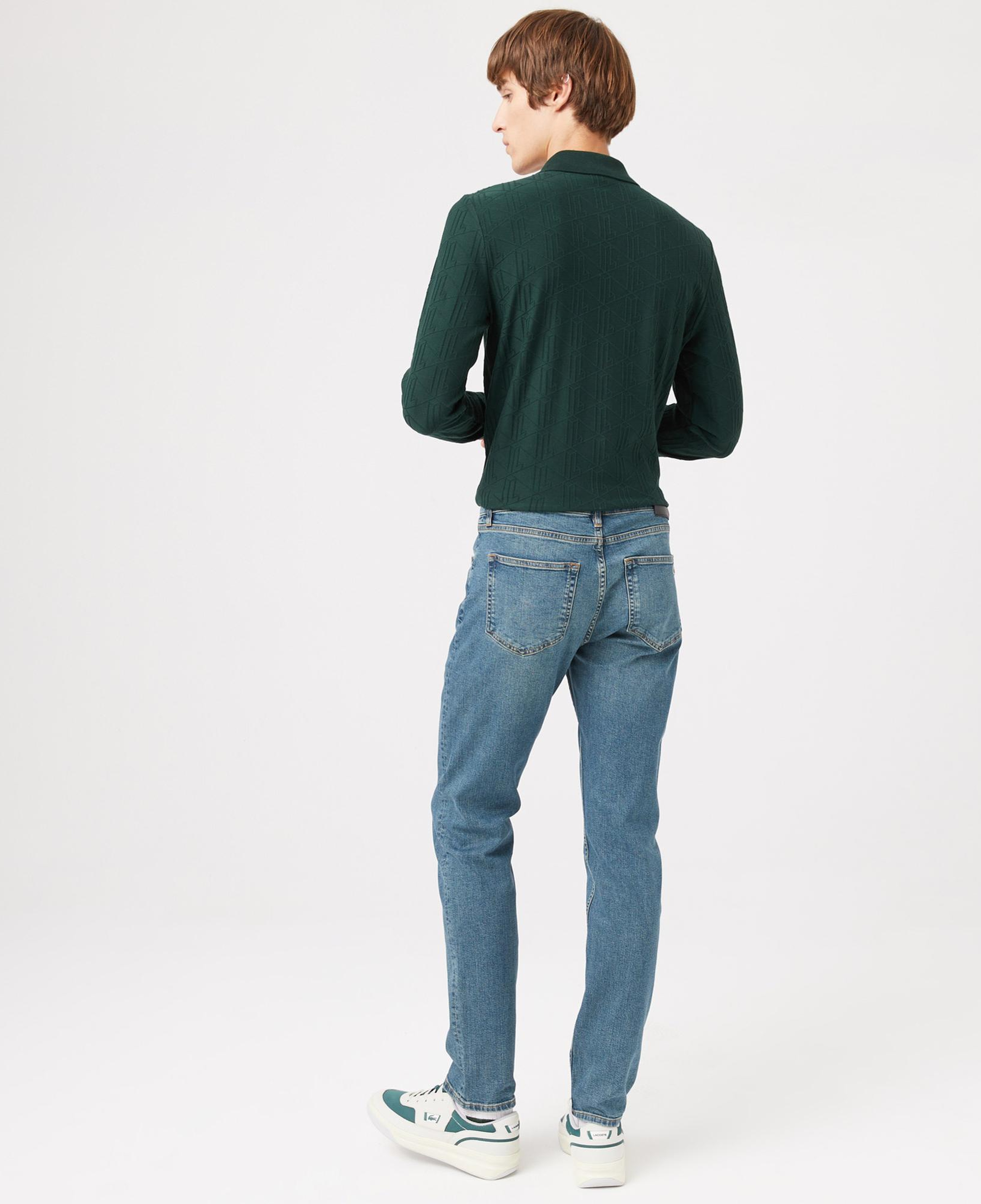 Erkek Slim Fit Mavi Jean Pantolon