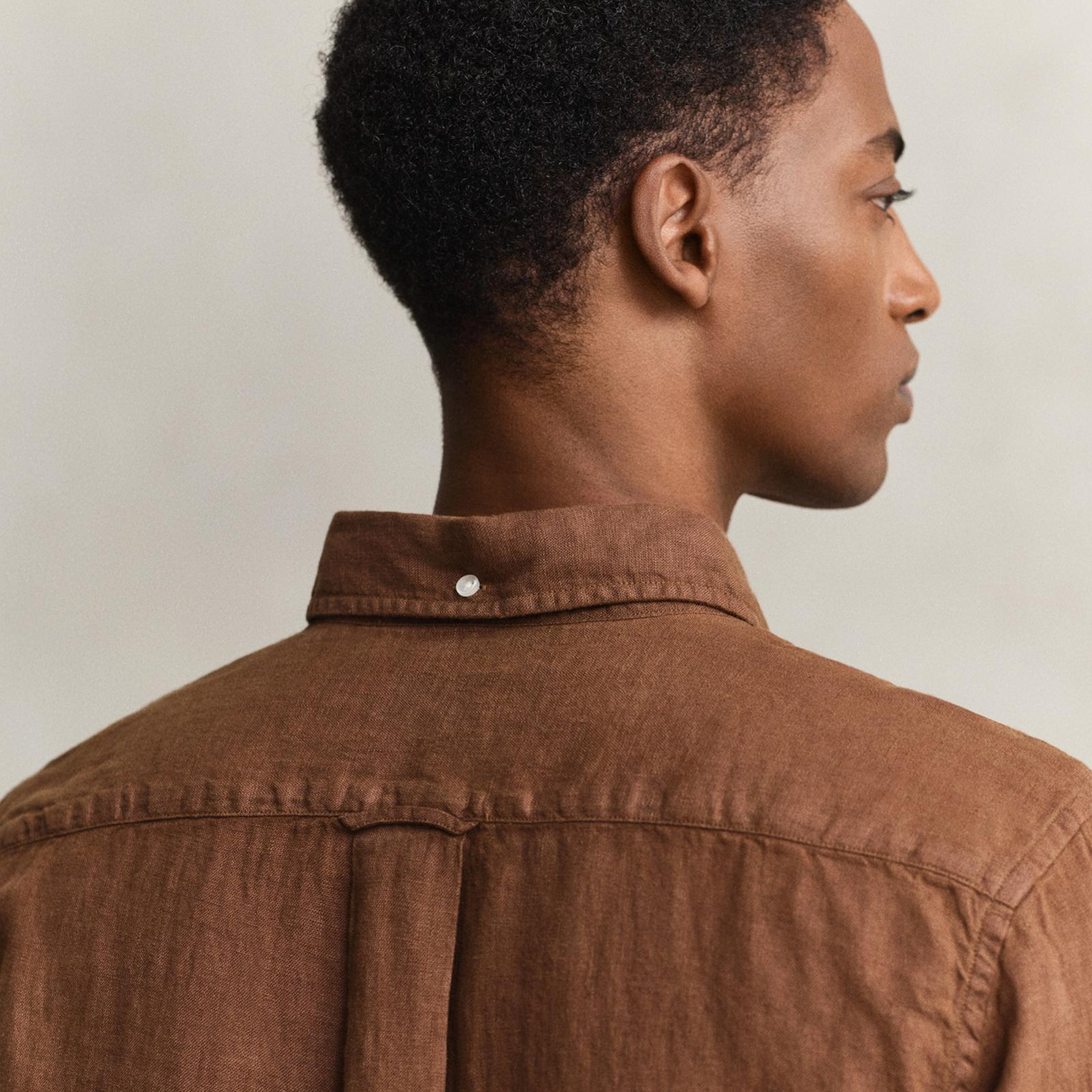 GANT Erkek Kahverengi Regular Fit Gömlek