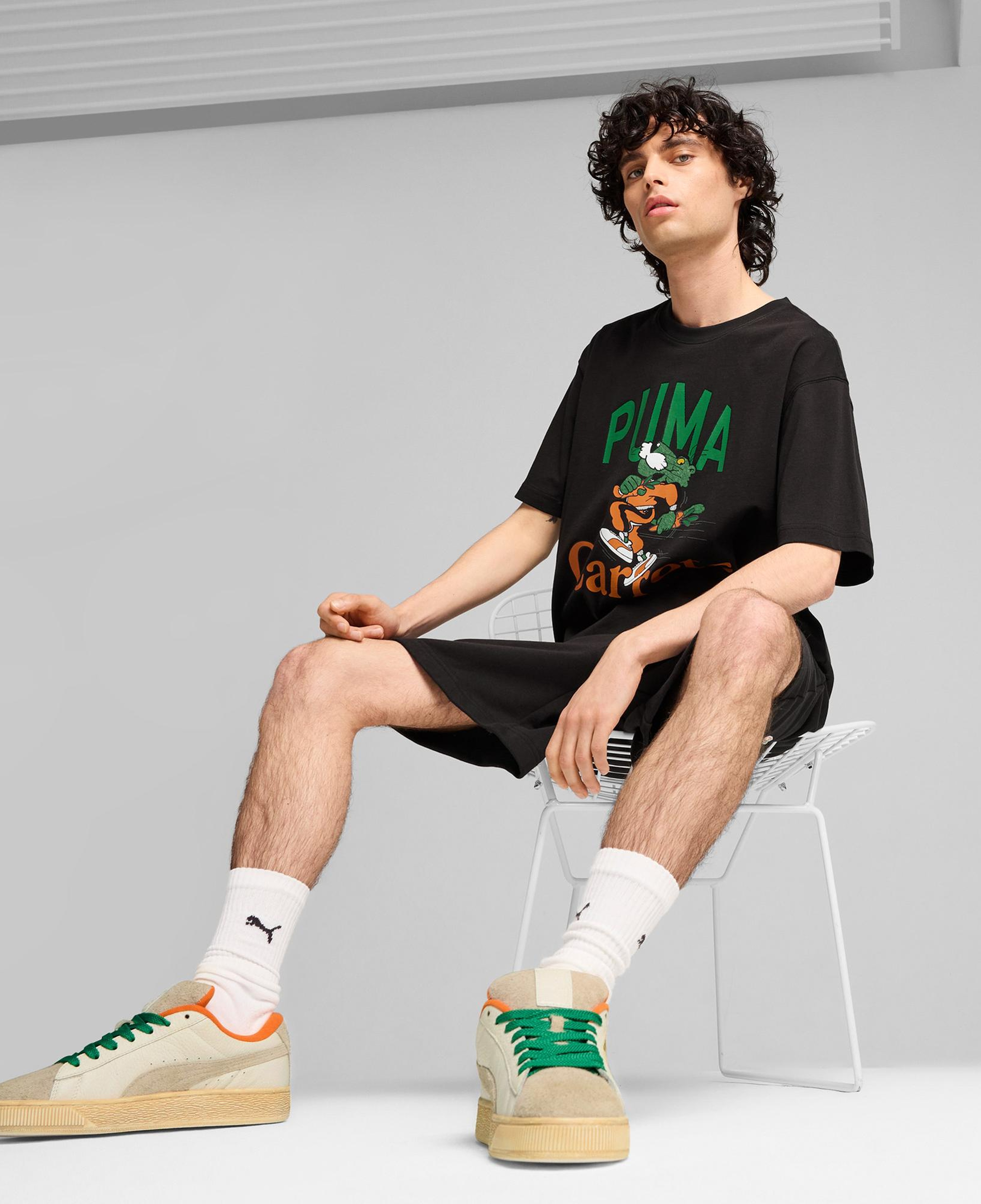 Puma X Carrots Graphic Unisex Siyah T-Shirt