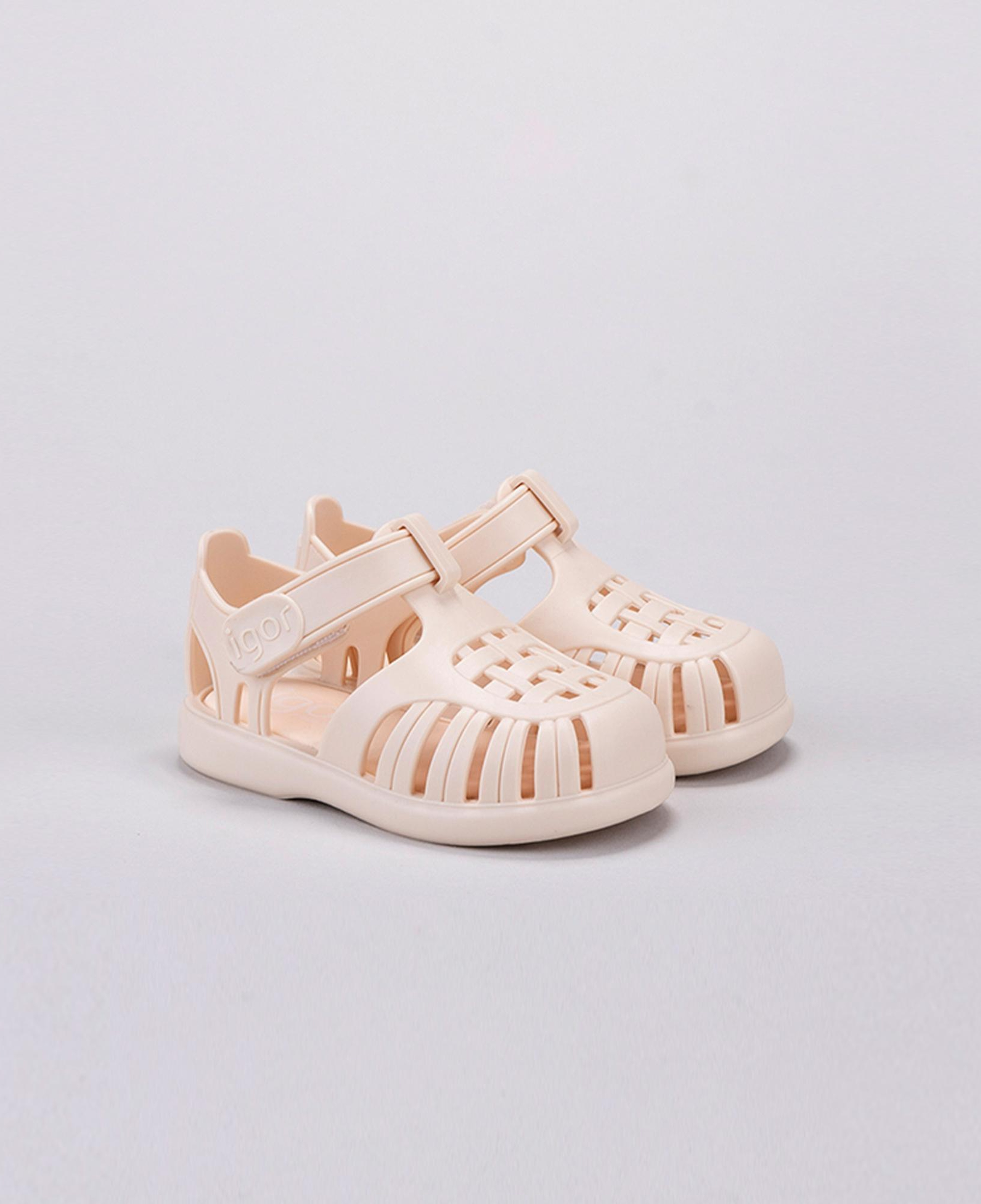 Igor Tobby Solid Bebek Krem Sandalet