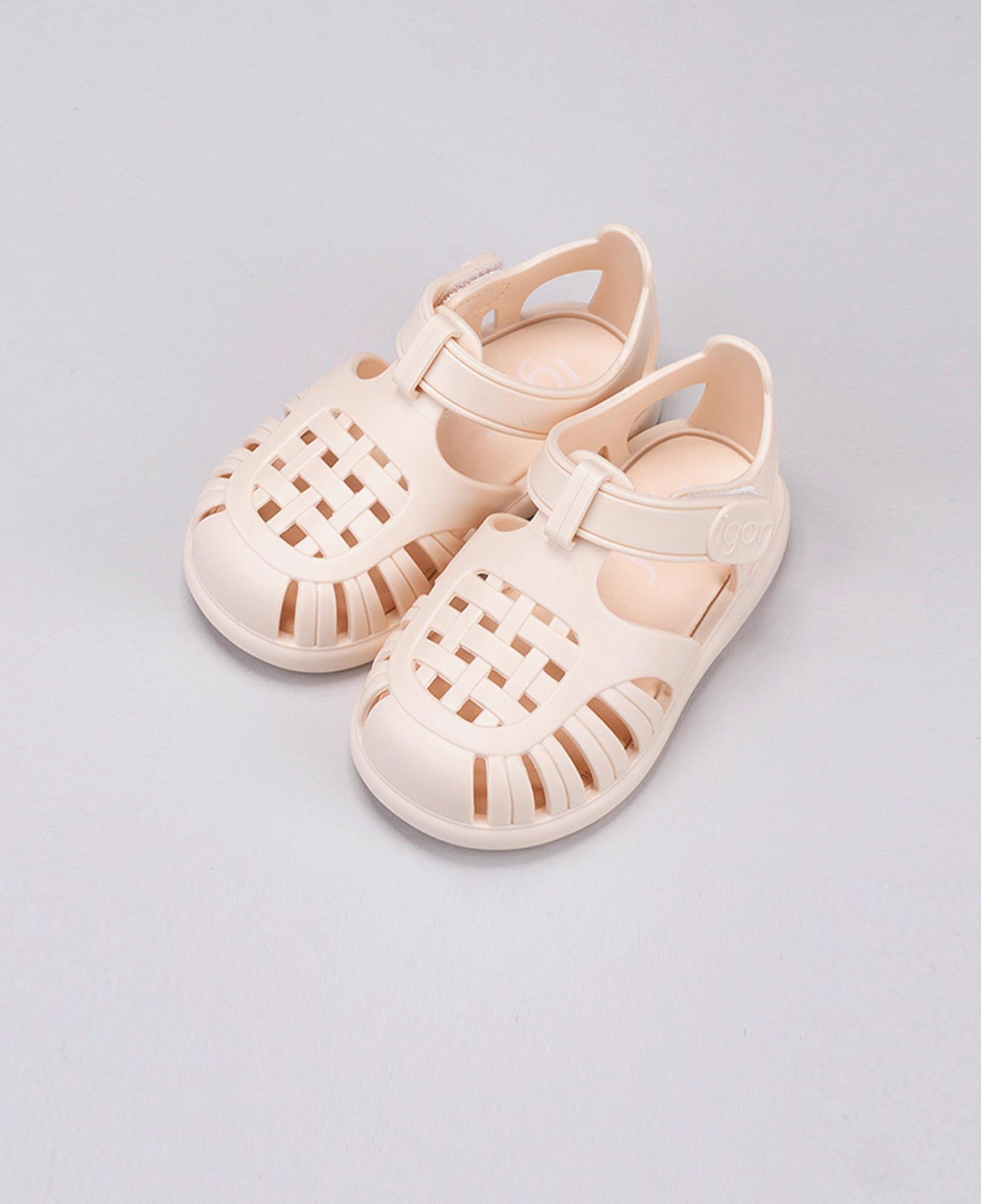 Igor Tobby Solid Bebek Krem Sandalet