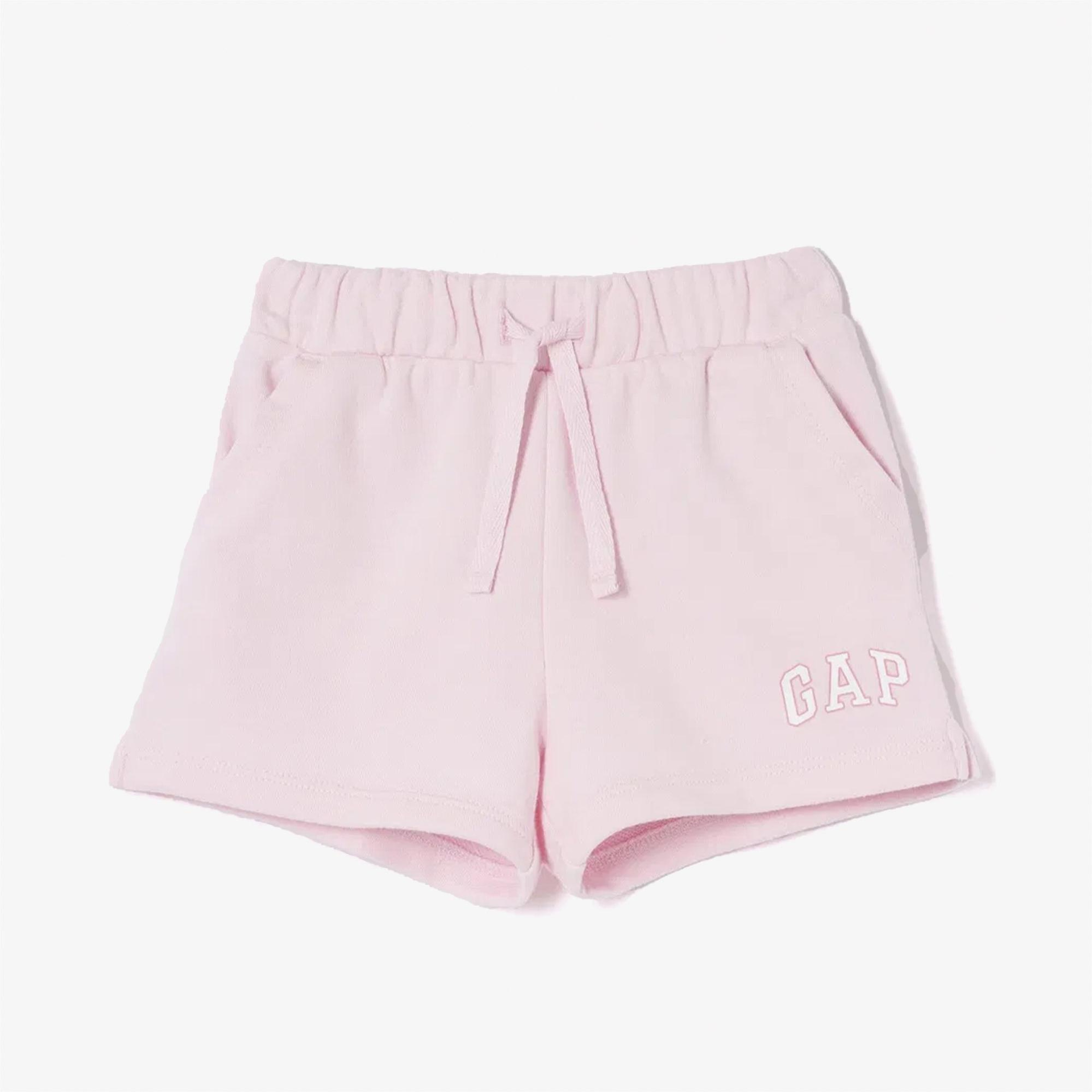 Gap Logo Pull On Çocuk Pembe Şort