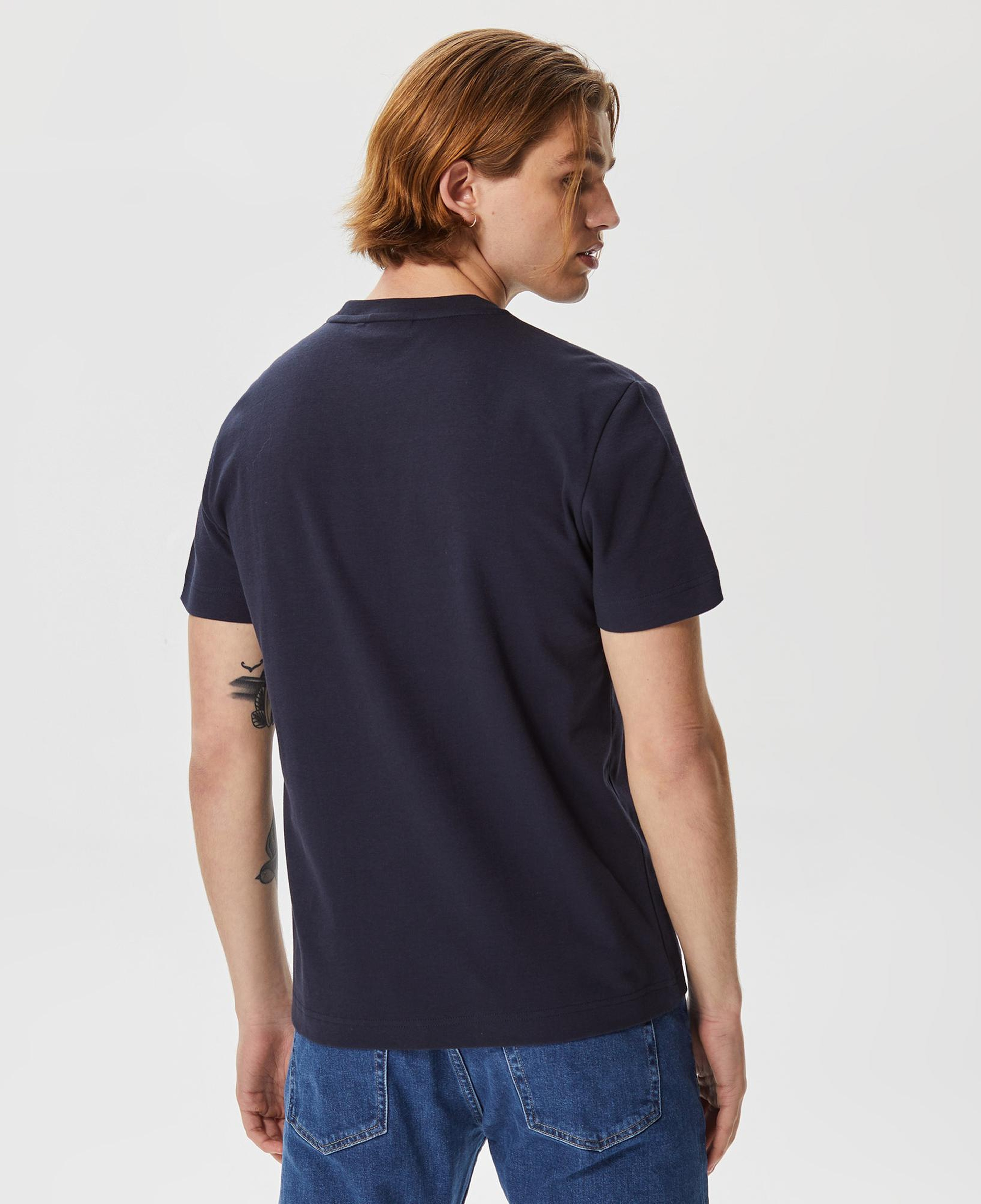 Calvin Klein Micro Logo Interlock Erkek Lacivert T-Shirt