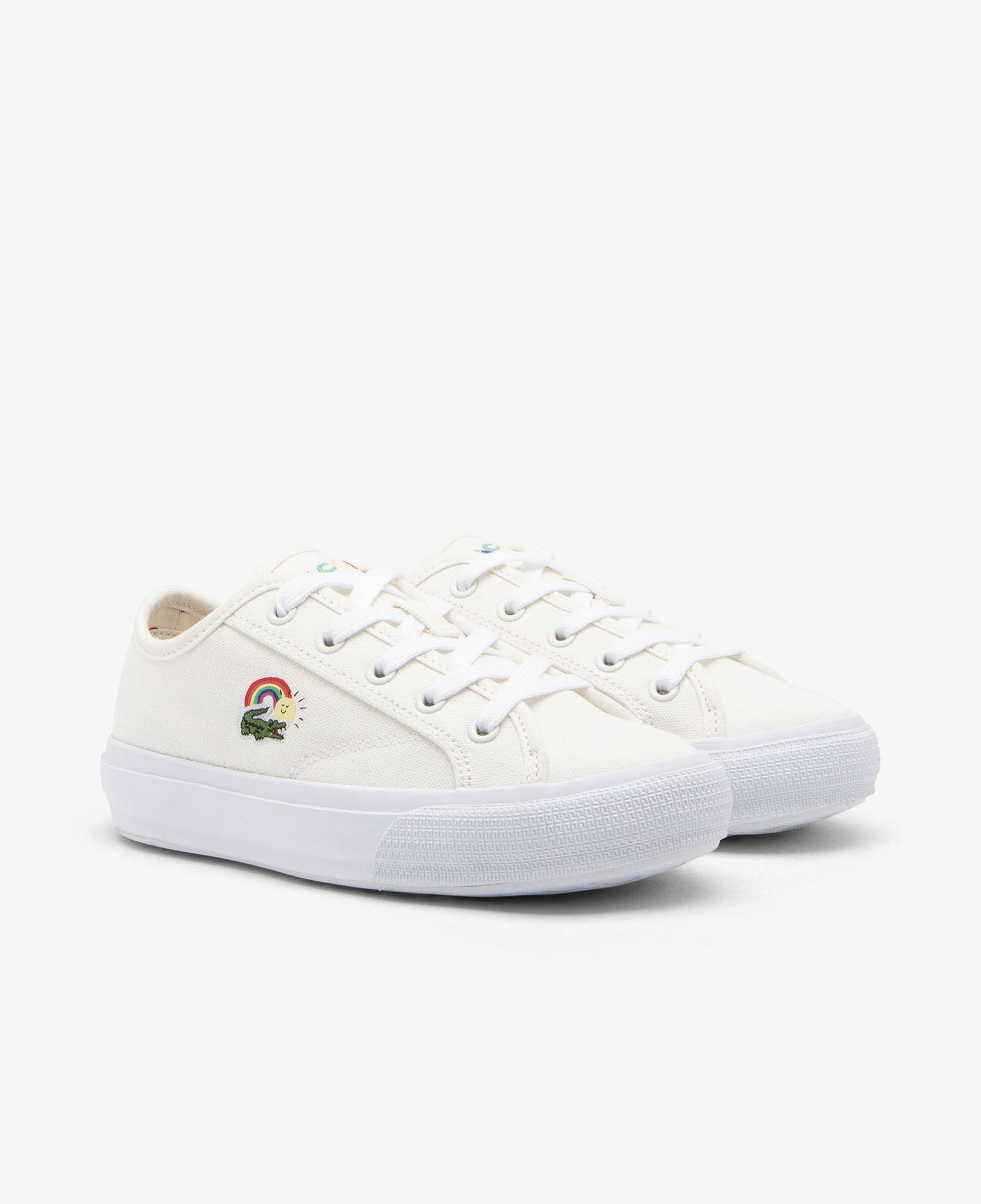 Lacoste Backcourt Çocuk Krem Sneaker