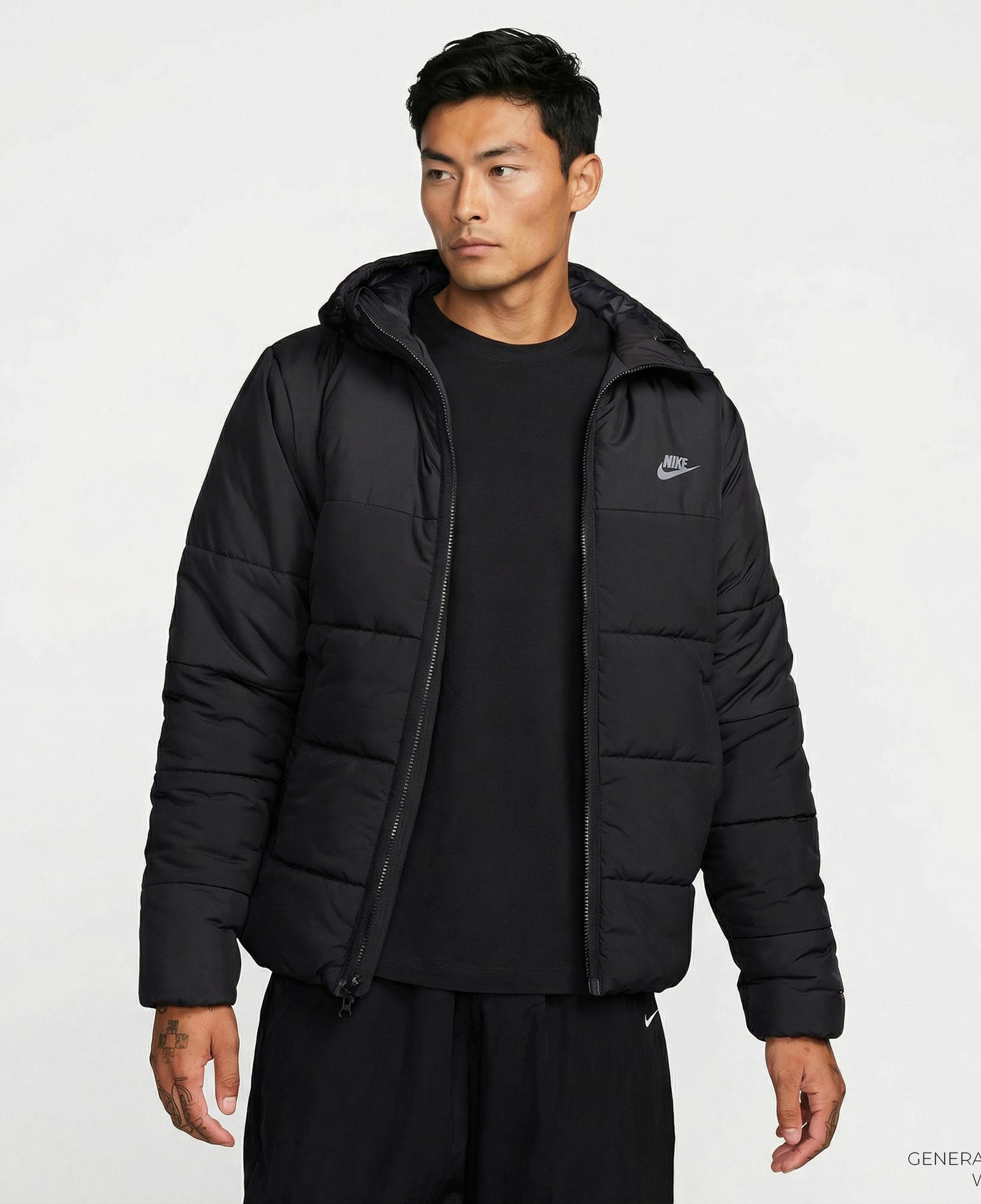 Nike Sportswear Erkek Siyah Mont