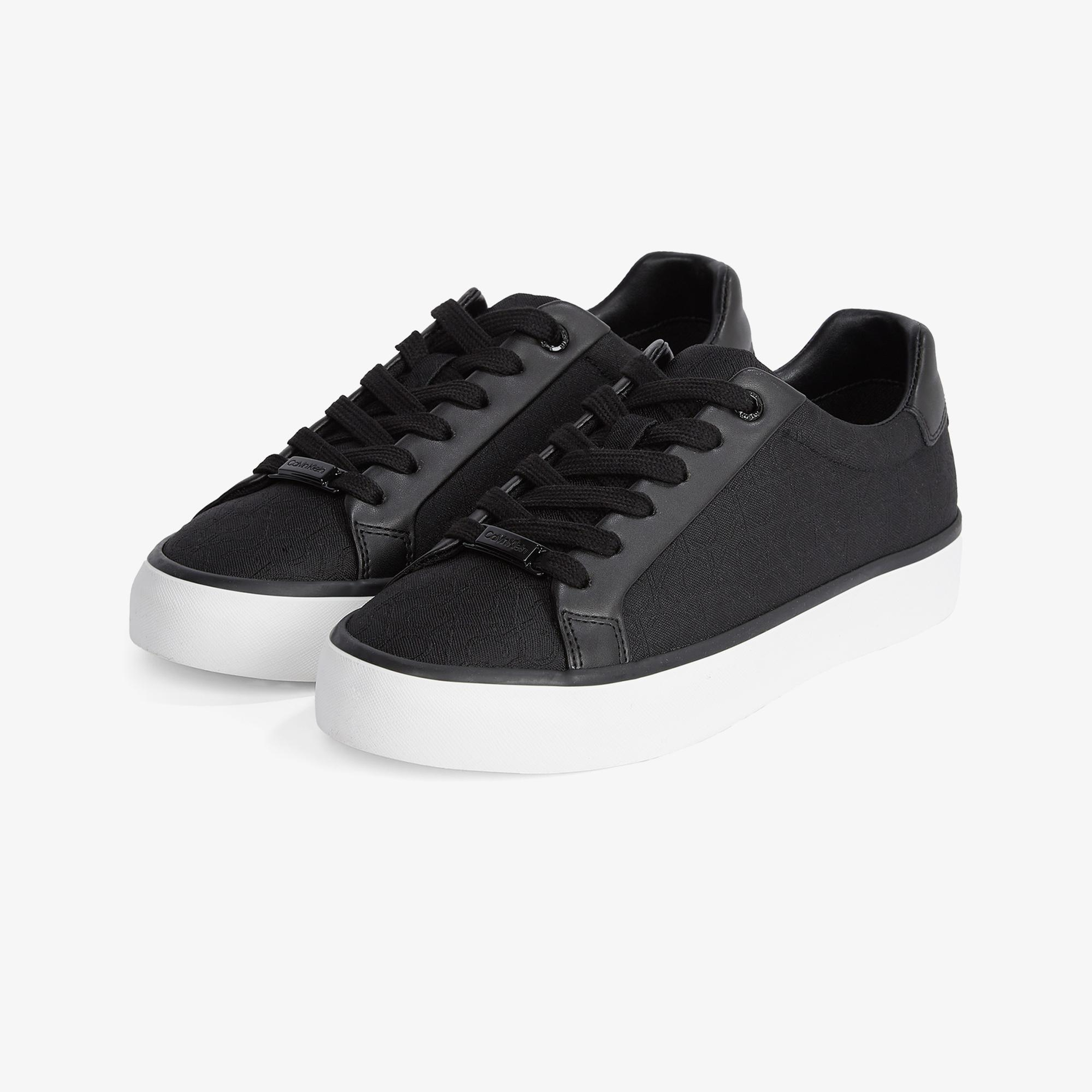 Calvin Klein Vulcanic Lace Up Kadın Siyah Sneaker