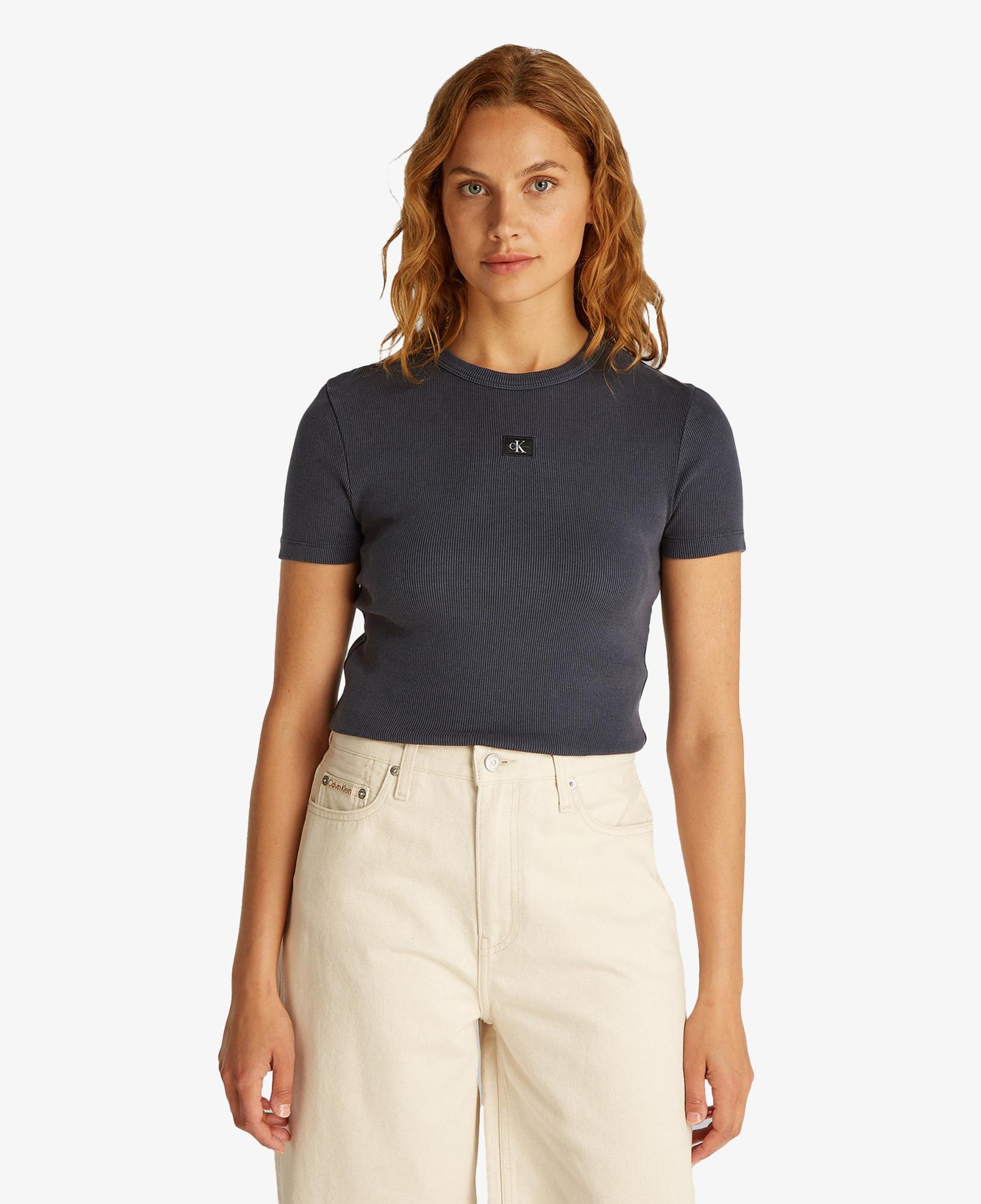 Calvin Klein Kadın Gri T-Shirt