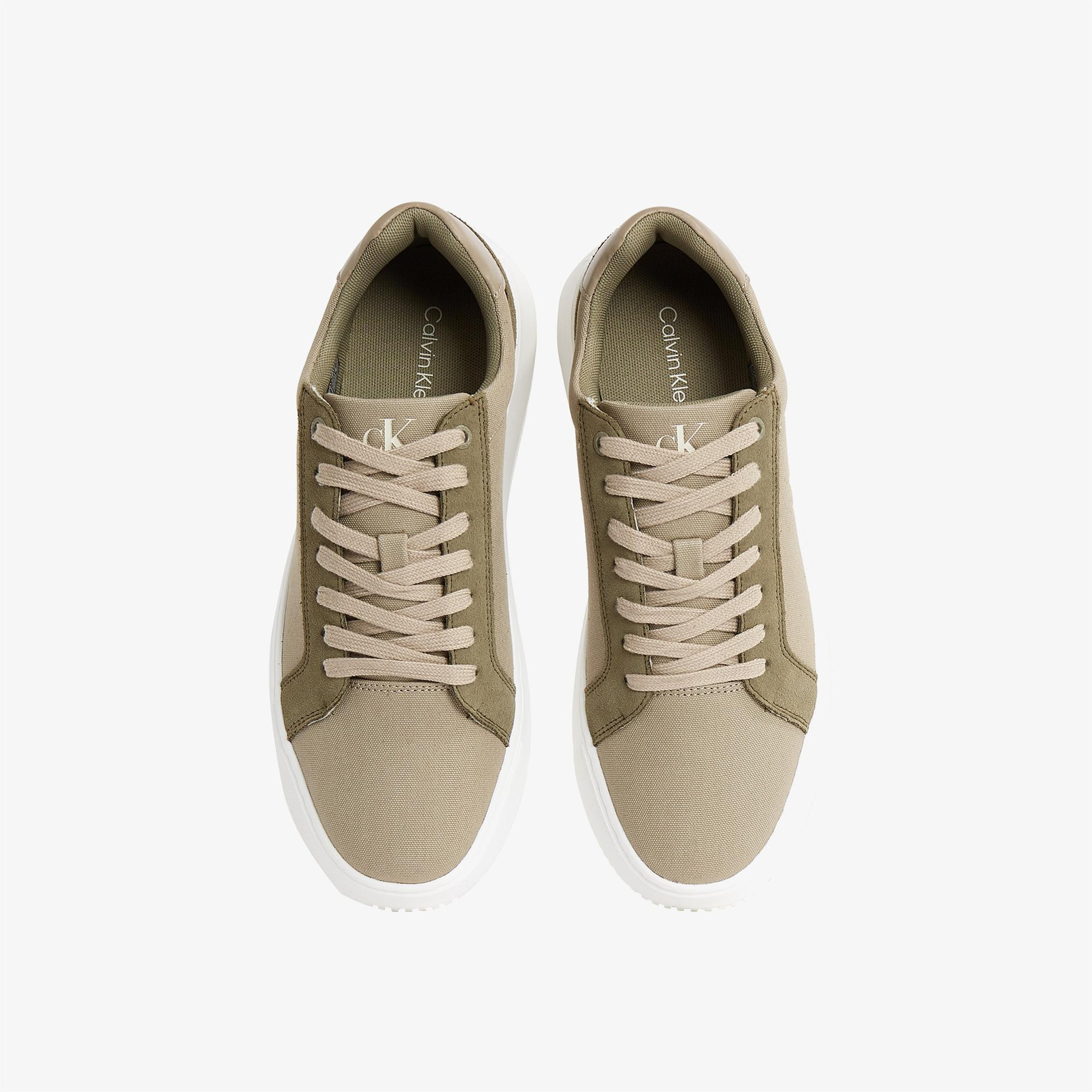 Calvin Klein Canvas Erkek Yeşil Sneaker