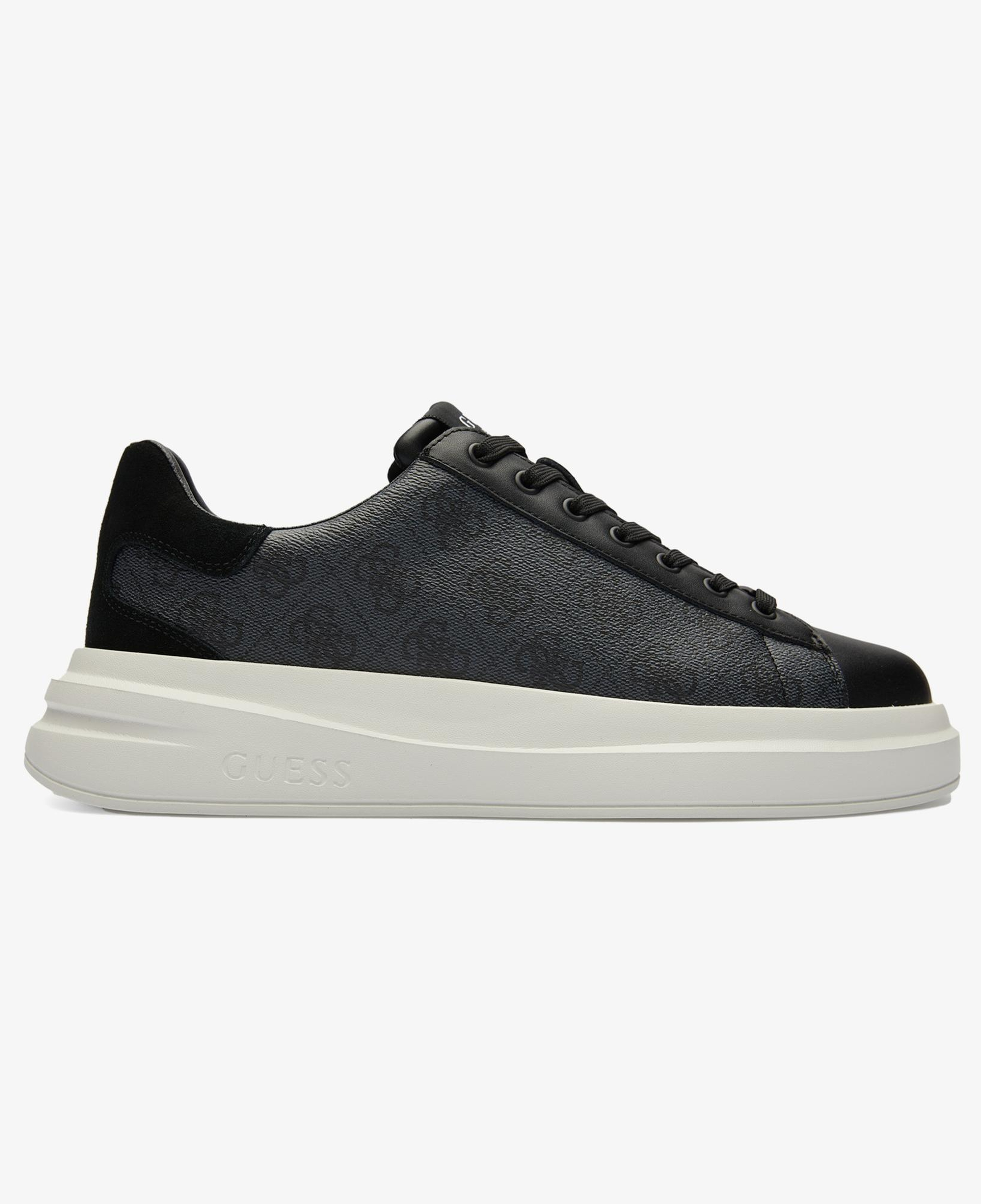 Guess Elba Carryover Logo Erkek Siyah Sneaker