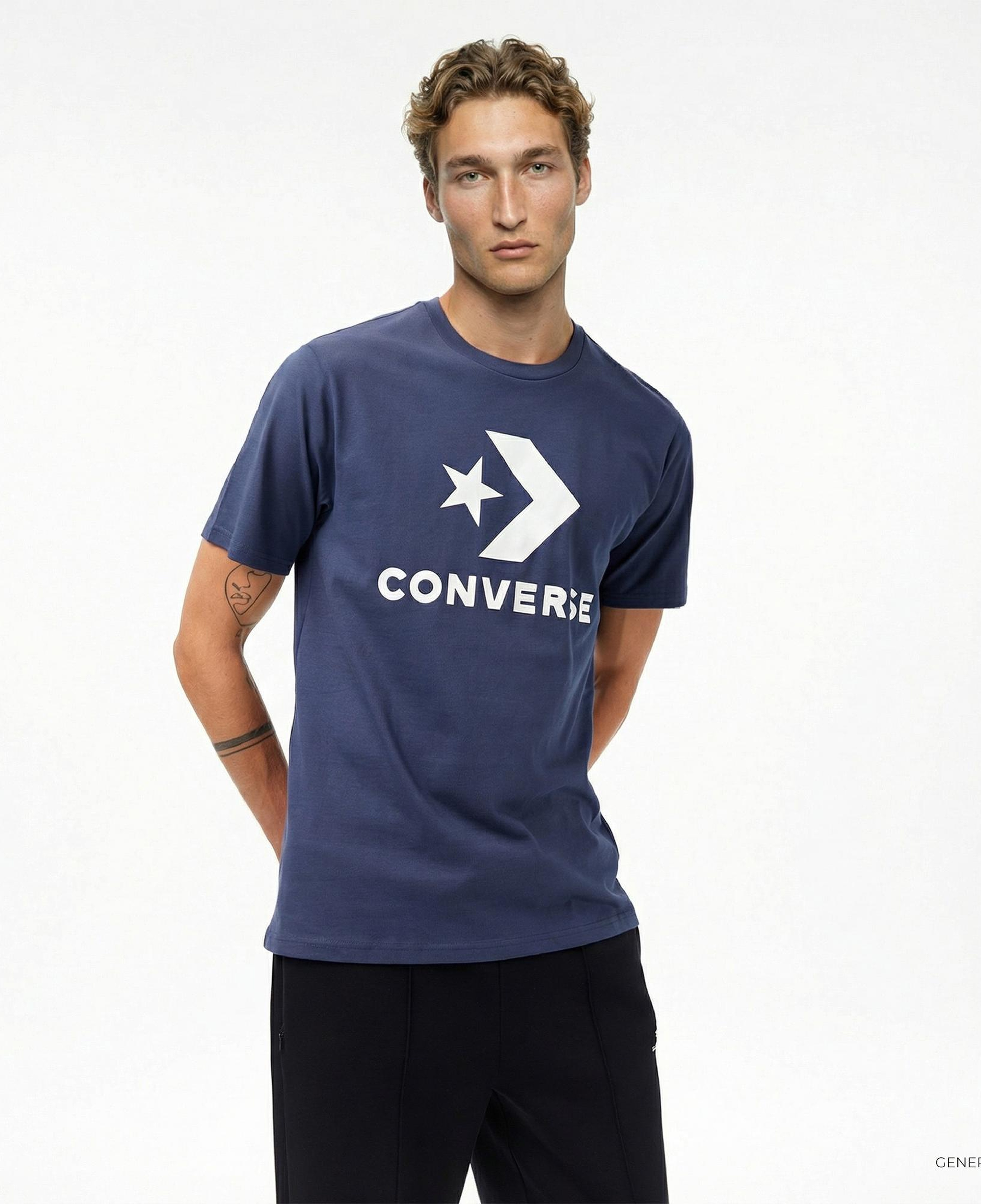 Converse Erkek Lacivert T-Shirt