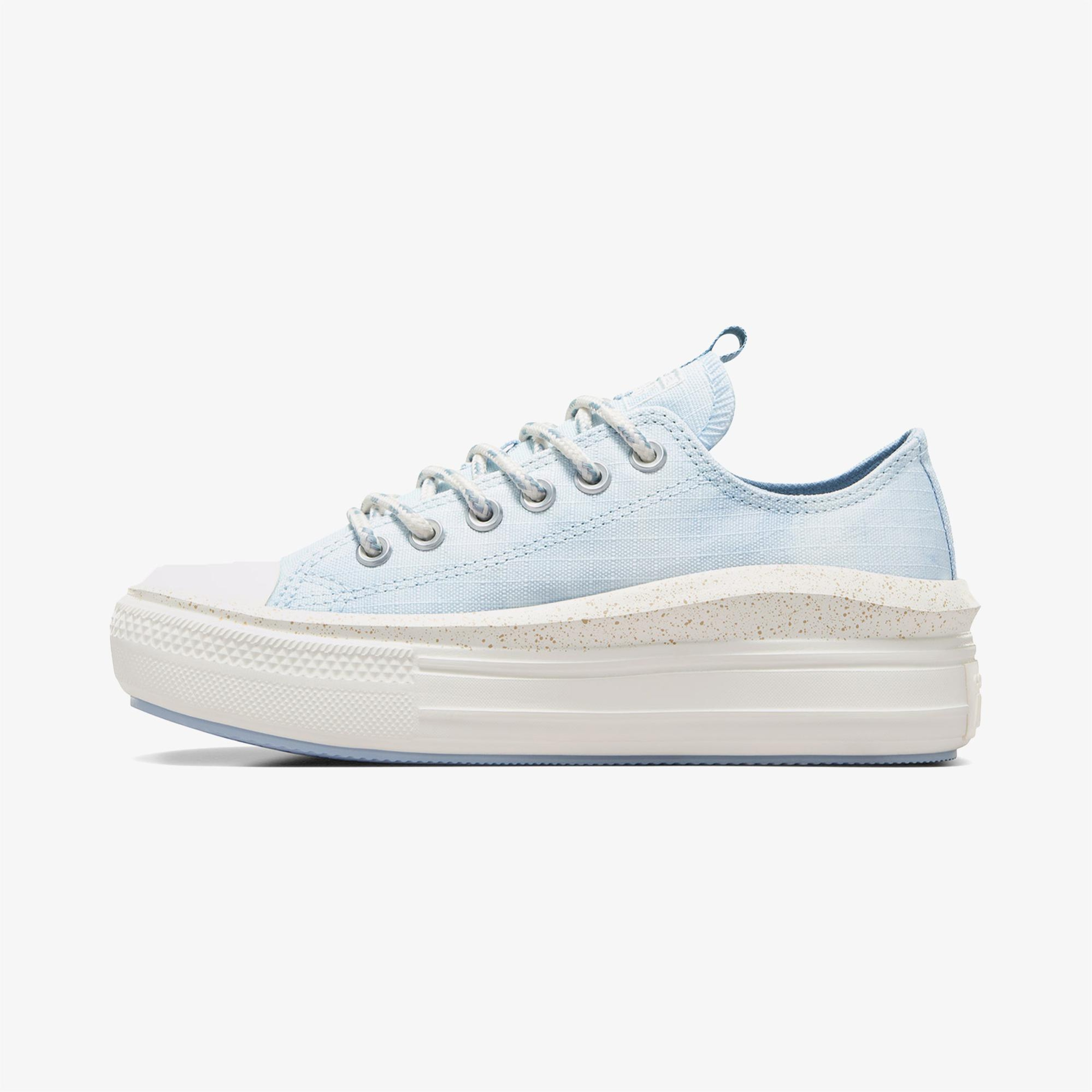 Converse Chuck Taylor All Star Move Kadın Mavi Platform Sneaker