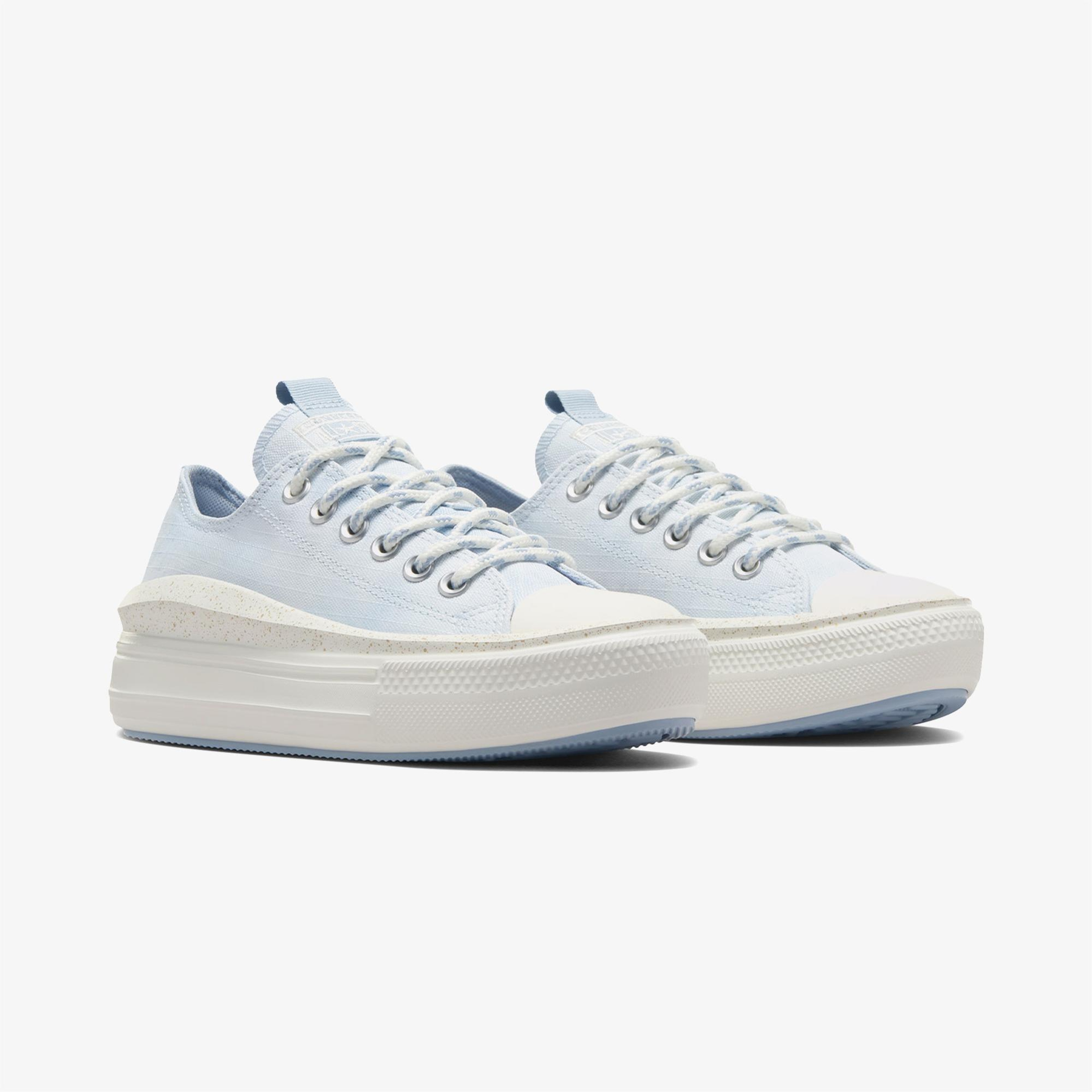 Converse Chuck Taylor All Star Move Kadın Mavi Platform Sneaker