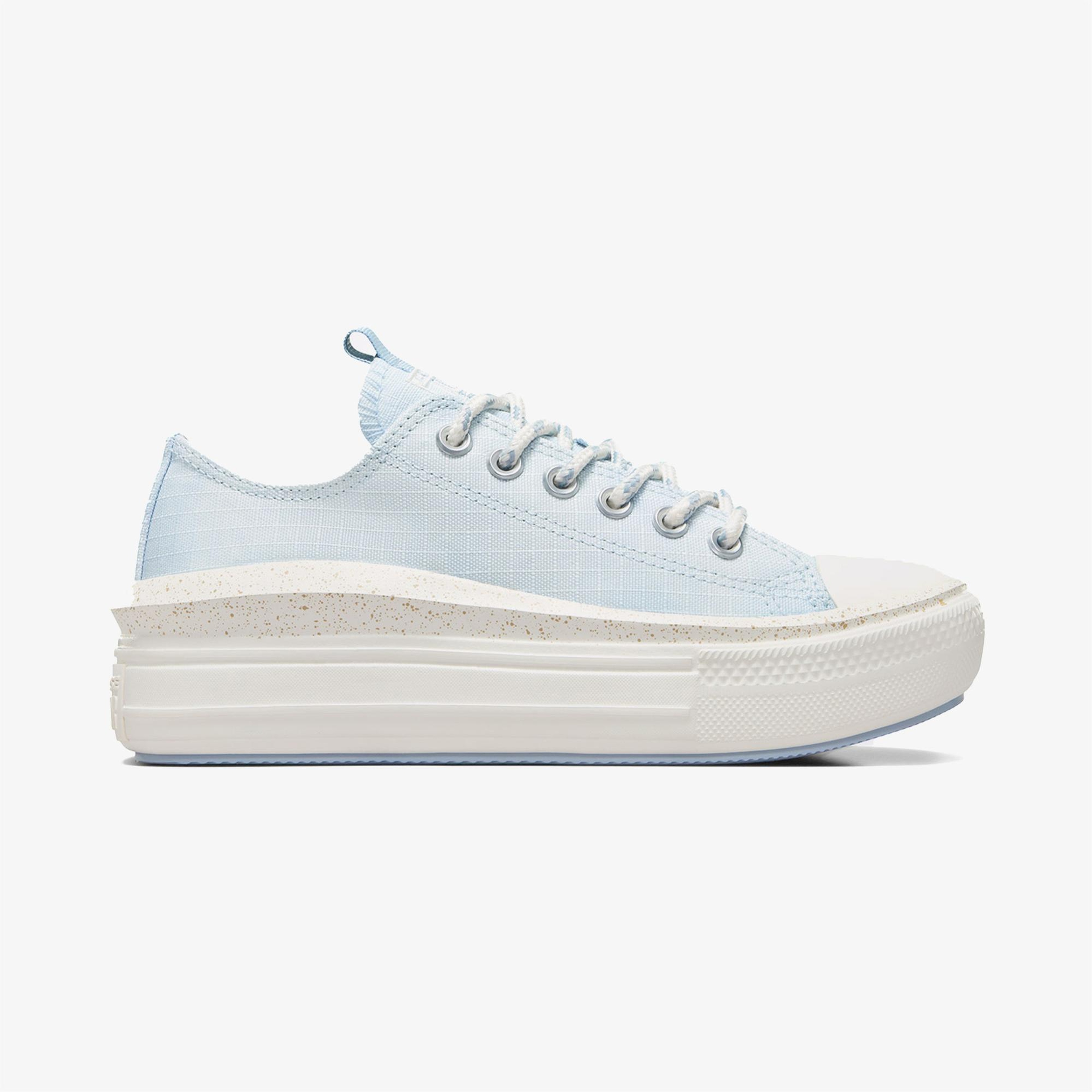 Converse Chuck Taylor All Star Move Kadın Mavi Platform Sneaker