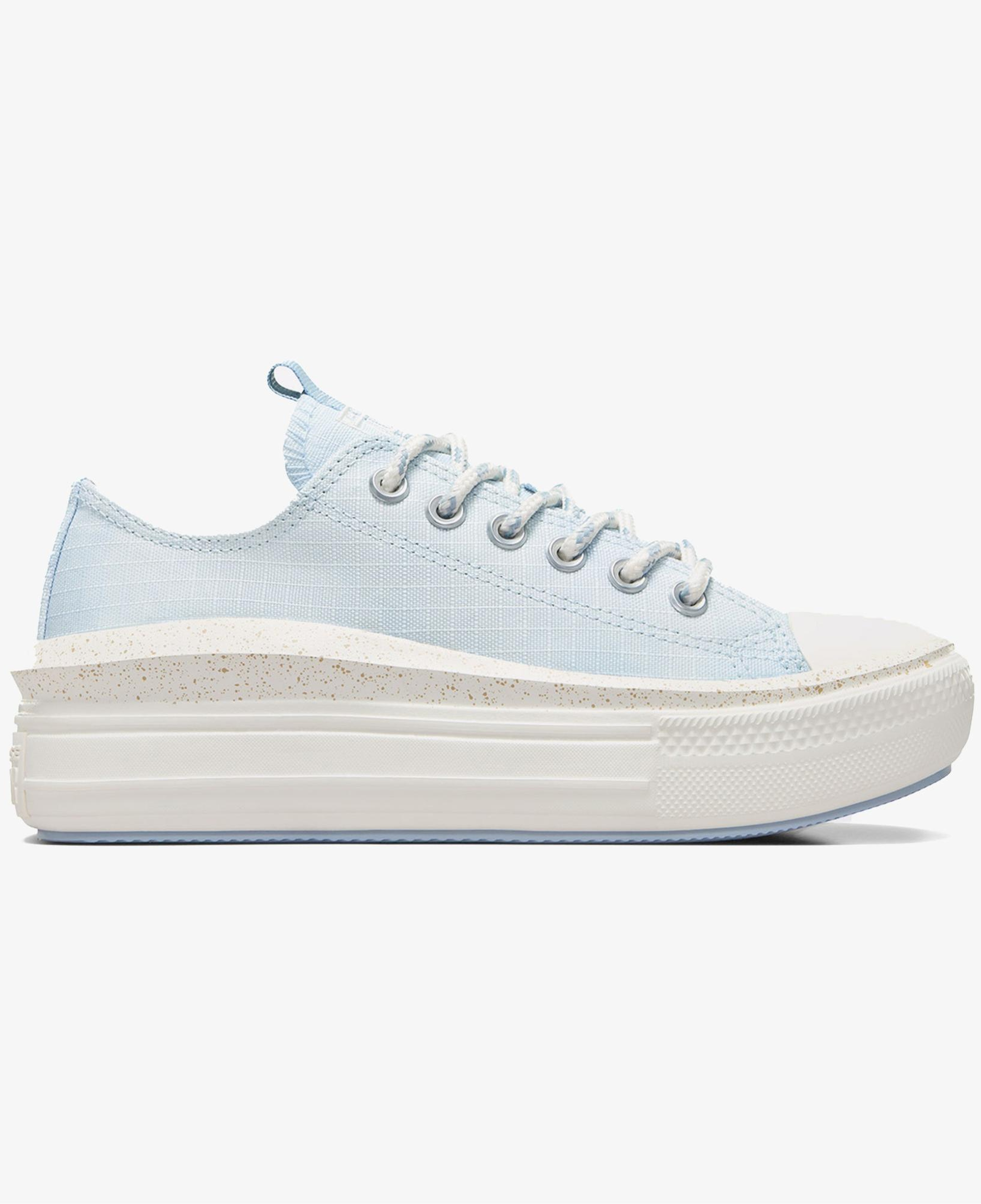 Converse Chuck Taylor All Star Move Kadın Mavi Platform Sneaker