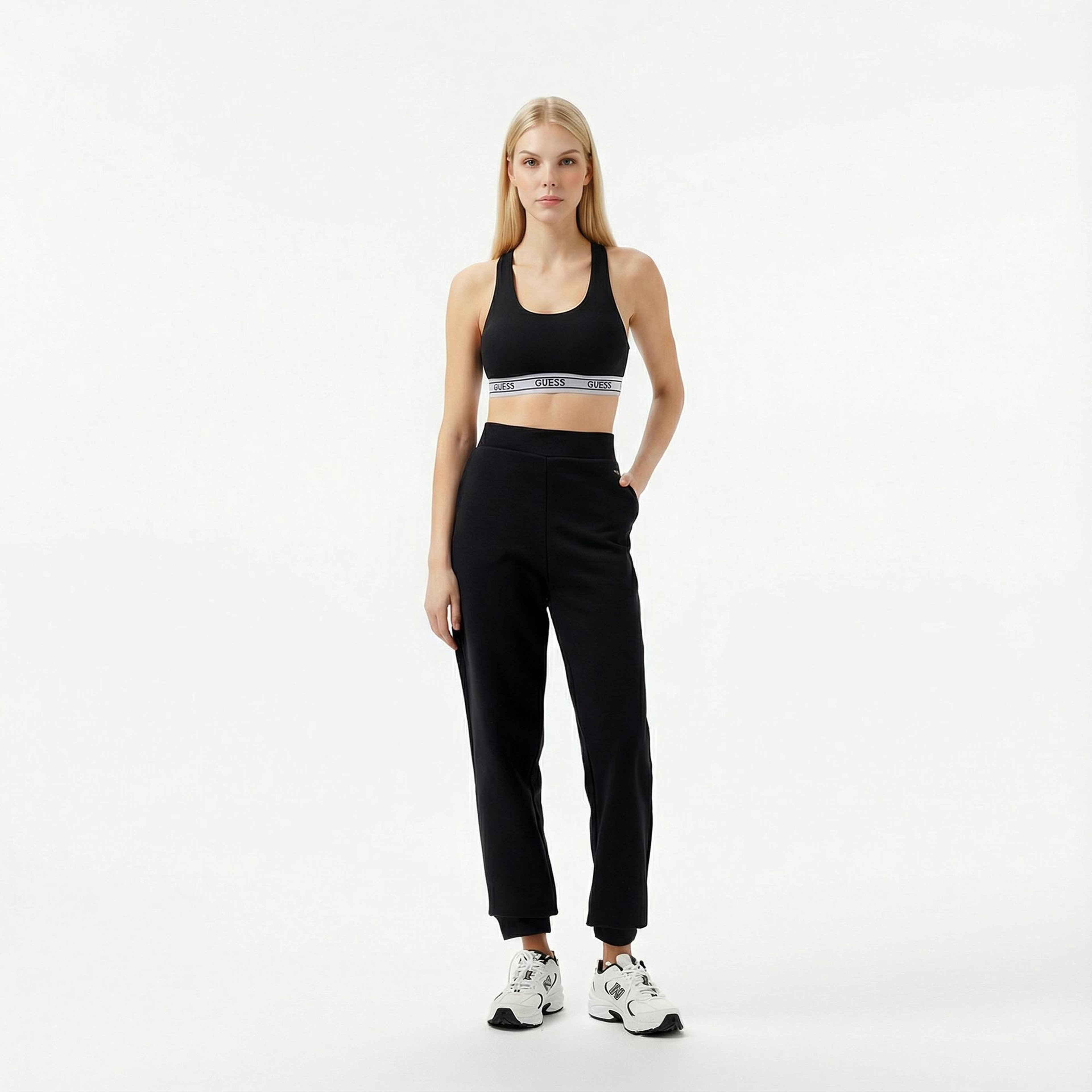 Guess New Aline Kadın Siyah Bra