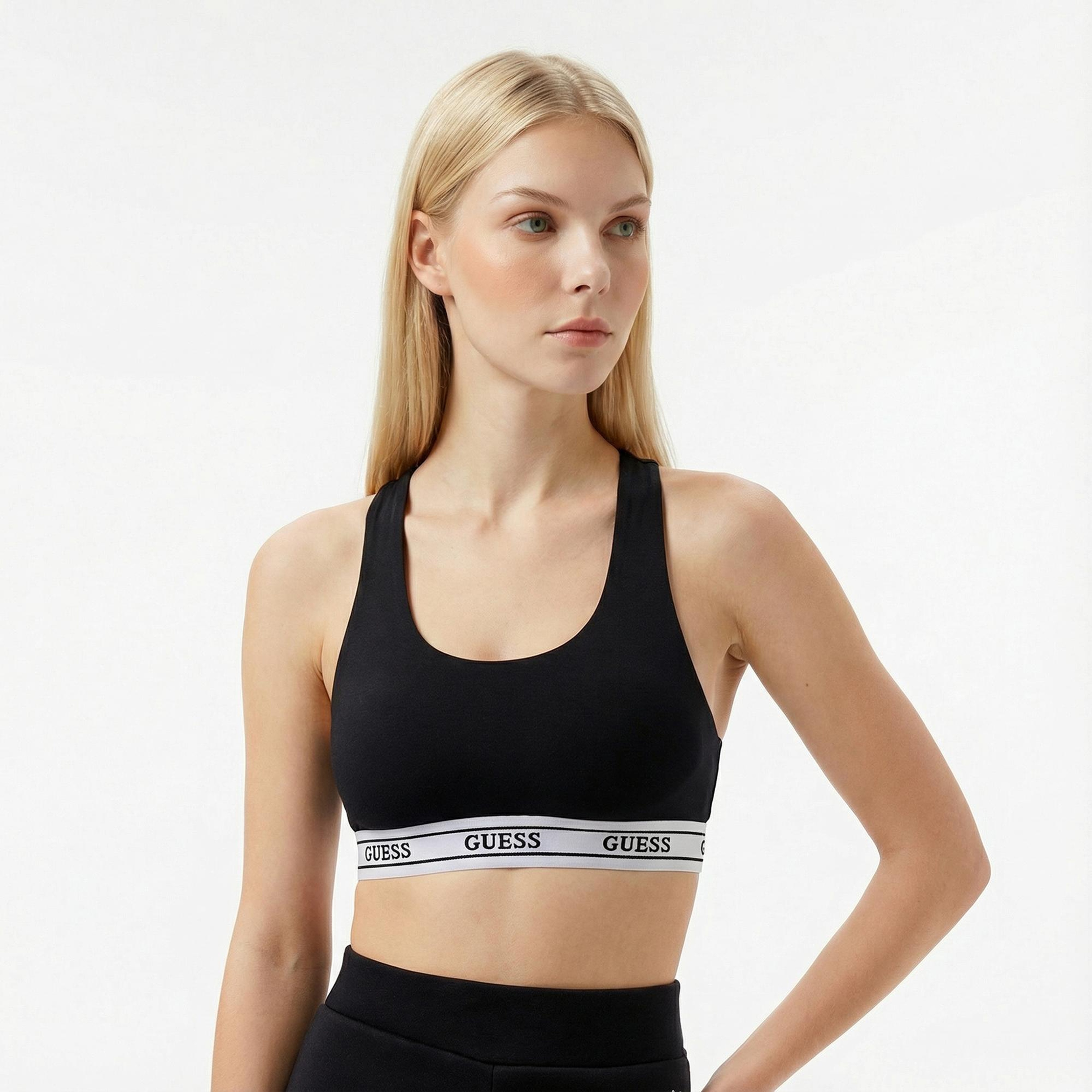 Guess New Aline Kadın Siyah Bra