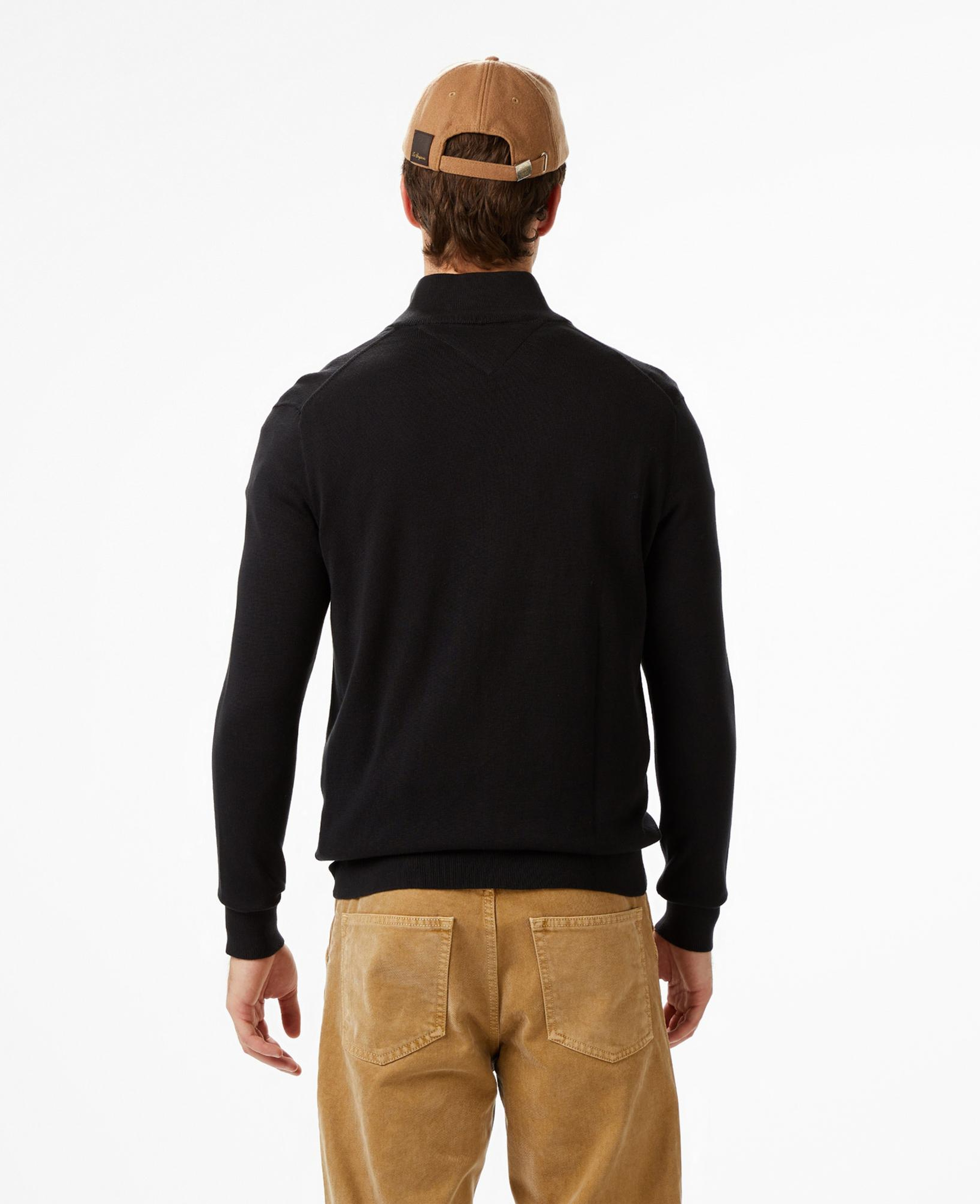 Tommy Hilfiger Essential Zip Erkek Siyah Triko Hırka