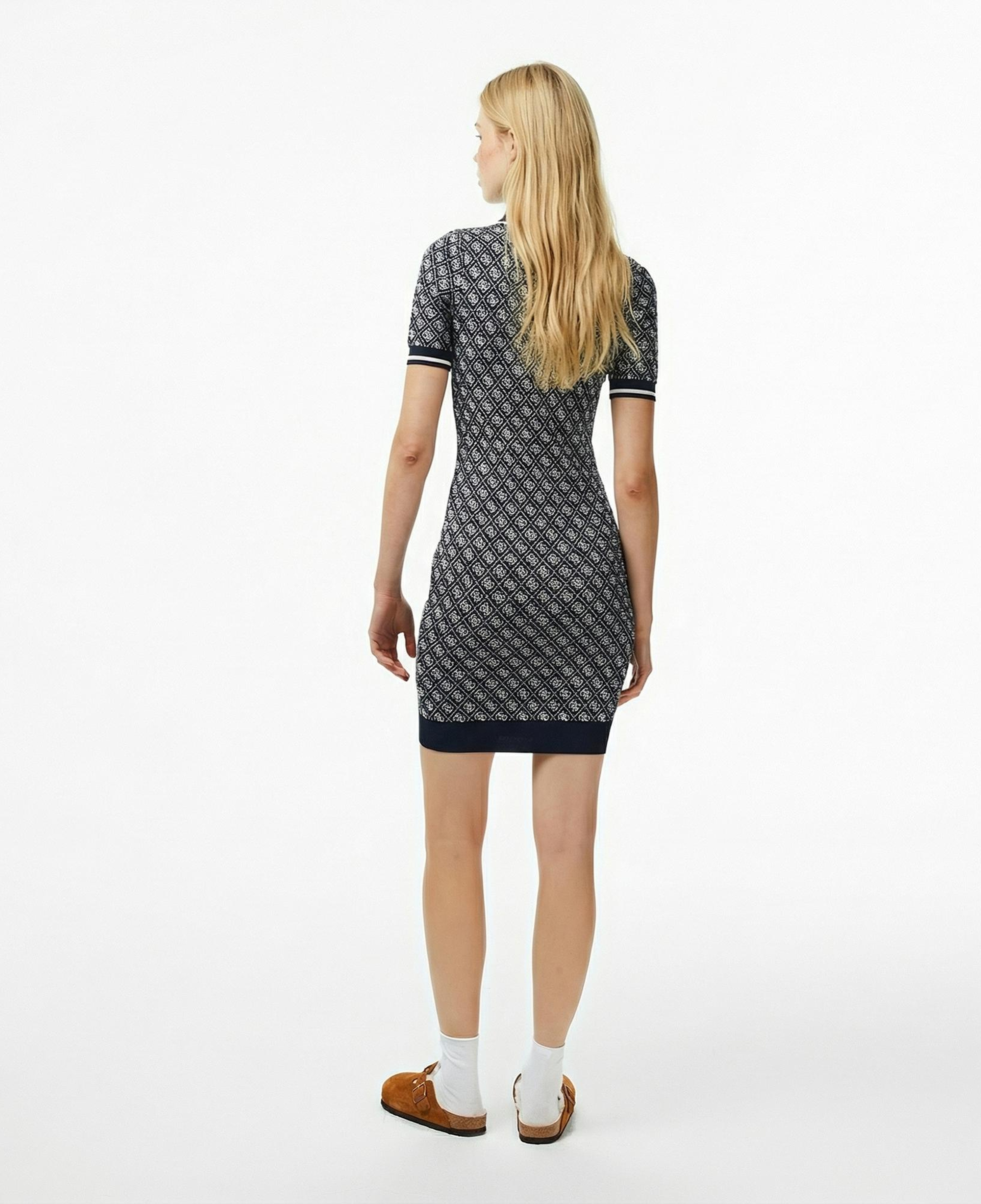 Guess Lise Kadın Mavi Elbise