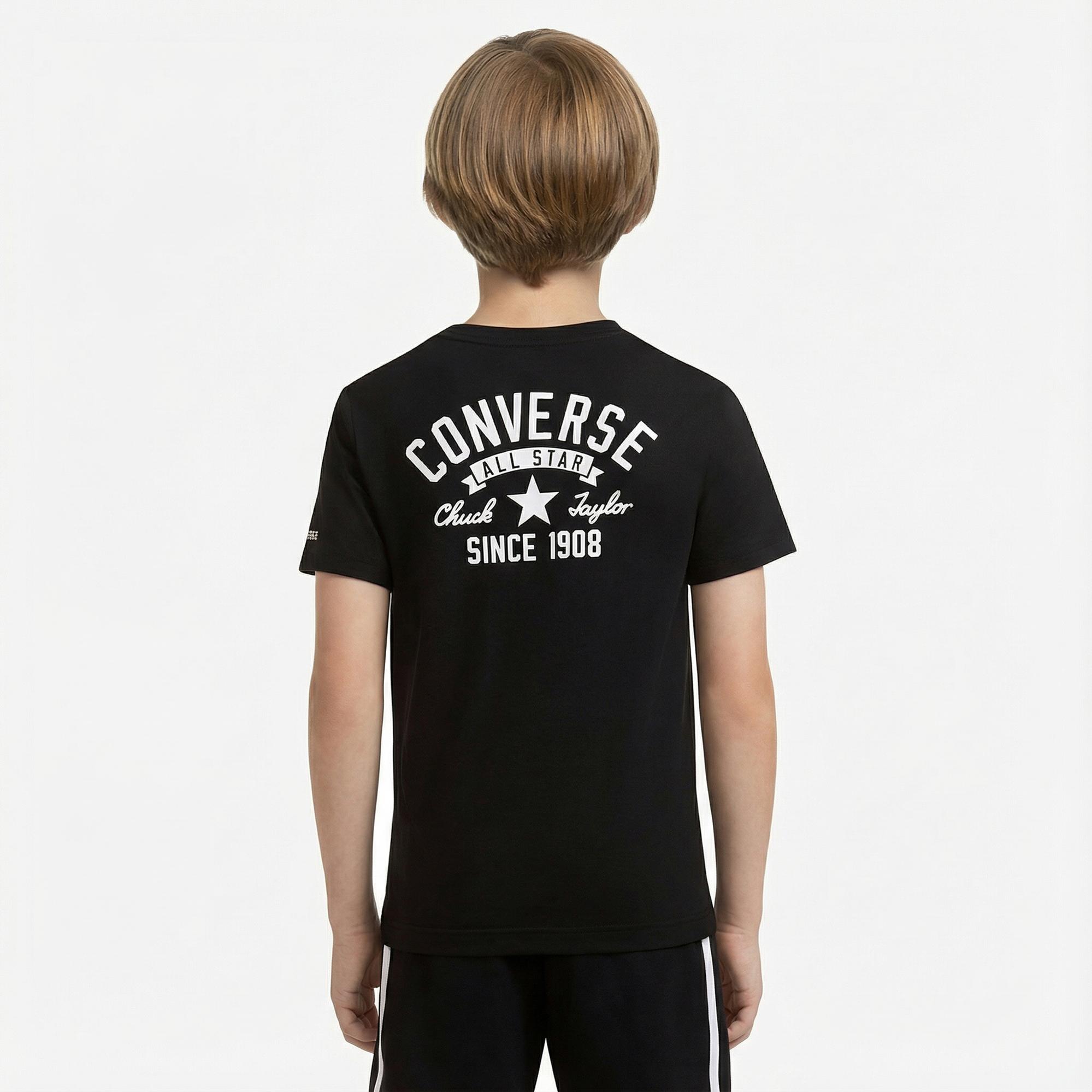 Converse Chuck Taylor All Star Çocuk Siyah T-Shirt