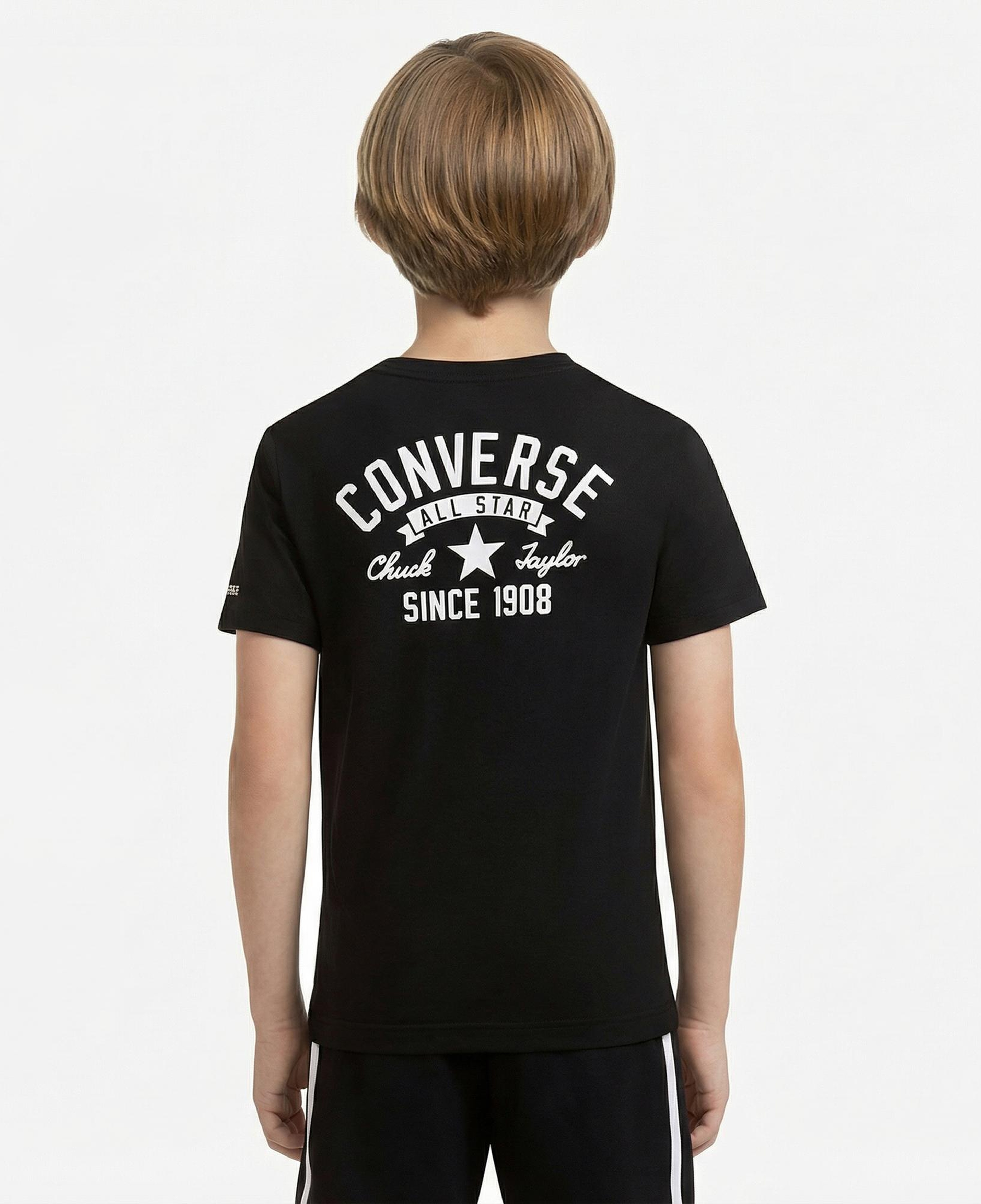 Converse Chuck Taylor All Star Çocuk Siyah T-Shirt