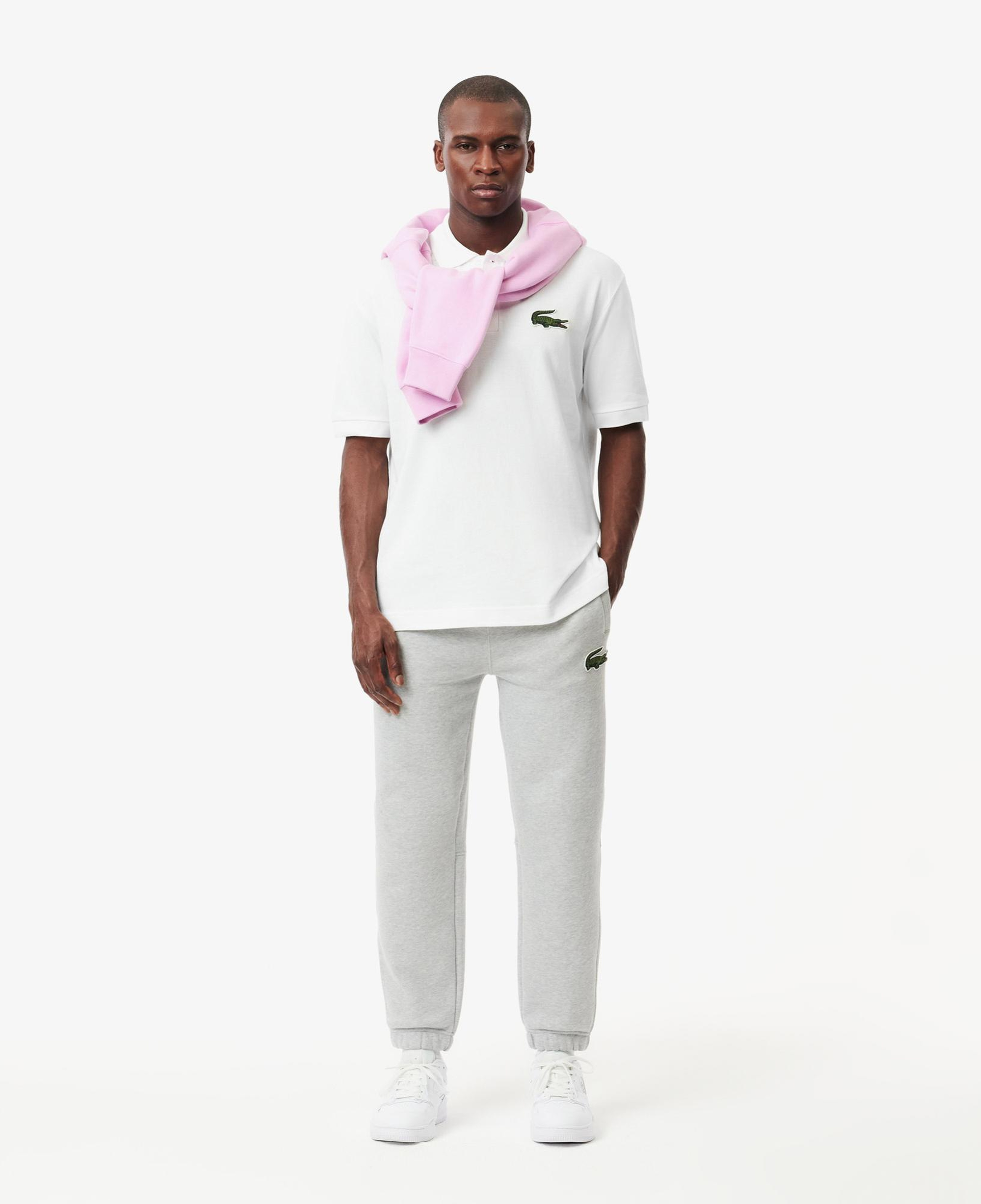 Lacoste Unisex Loose Fit Beyaz Polo