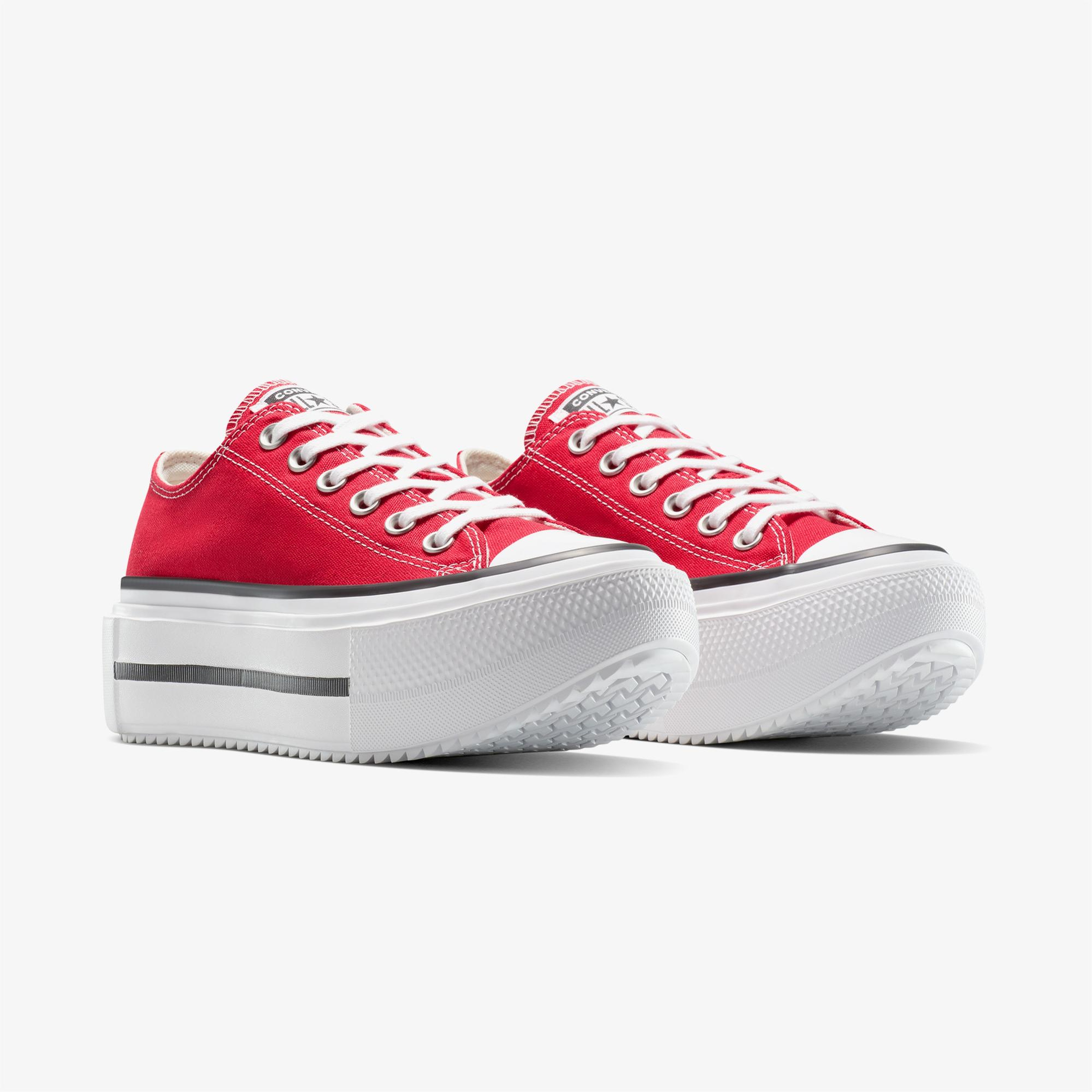 Converse Chuck Taylor All Star Lift Double Stack Platform Unisex Kırmızı Sneaker
