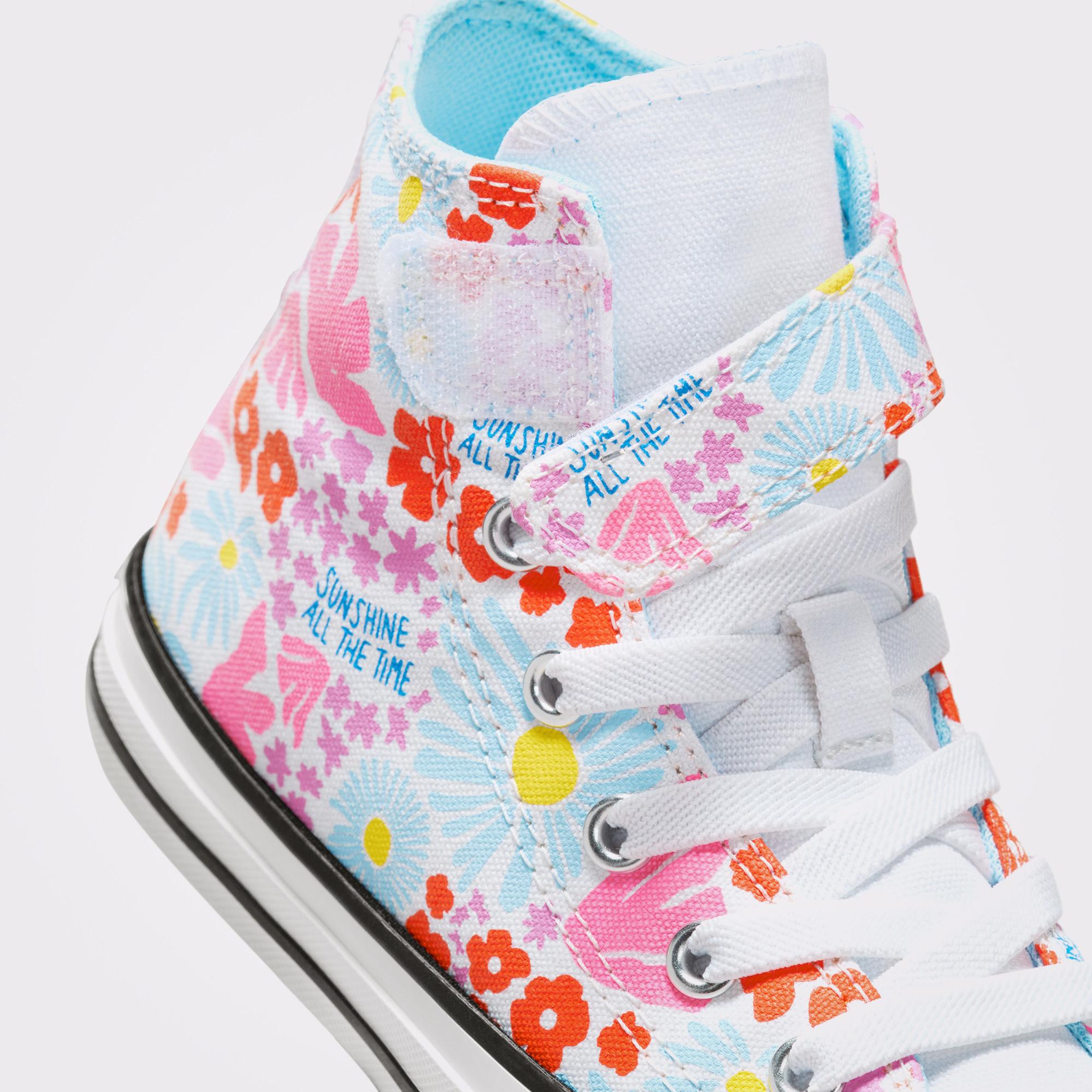Converse Chuck Taylor All Star Easy On Floral Çocuk Renkli Sneaker