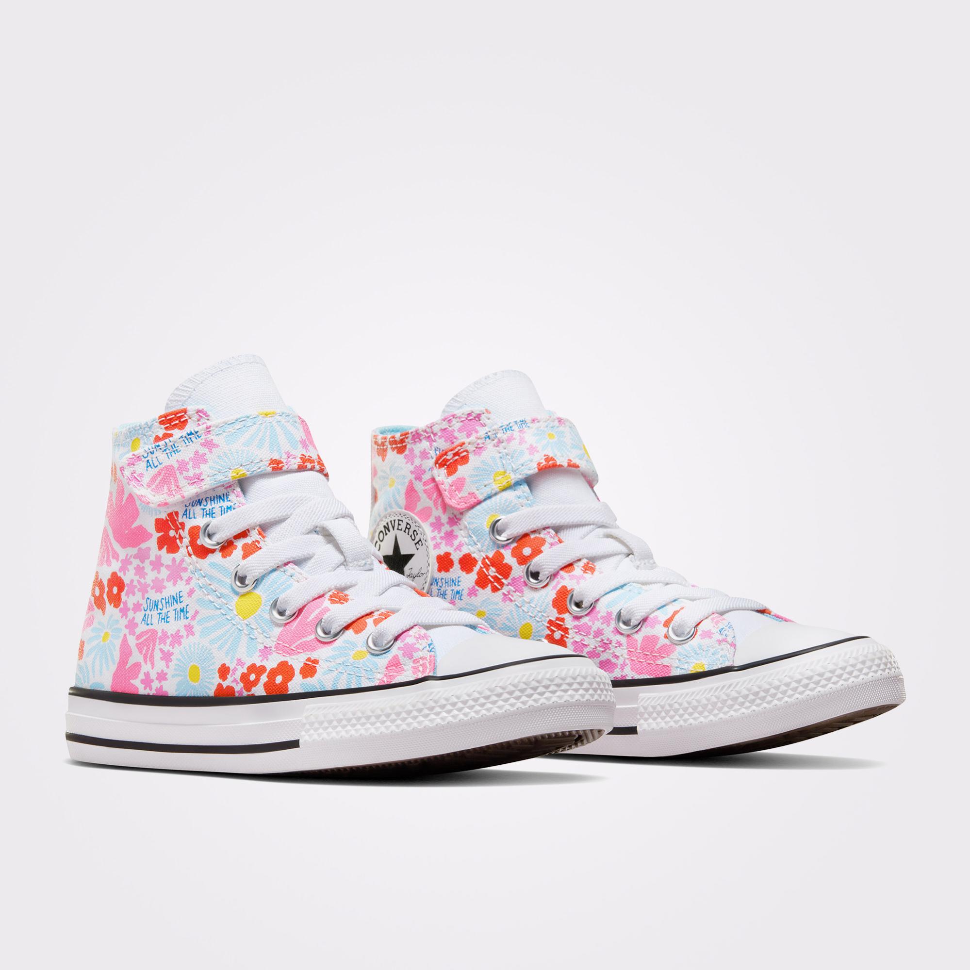 Converse Chuck Taylor All Star Easy On Floral Çocuk Renkli Sneaker