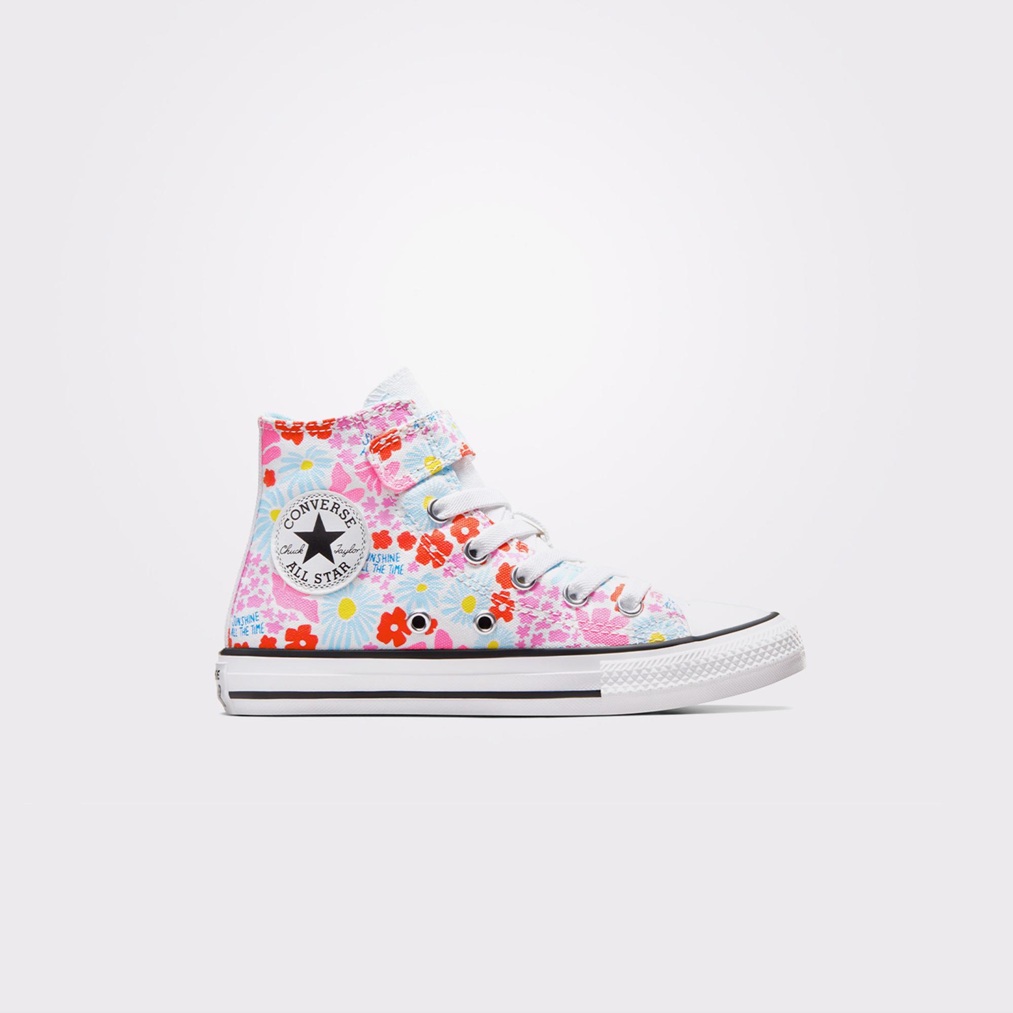 Converse Chuck Taylor All Star Easy On Floral Çocuk Renkli Sneaker