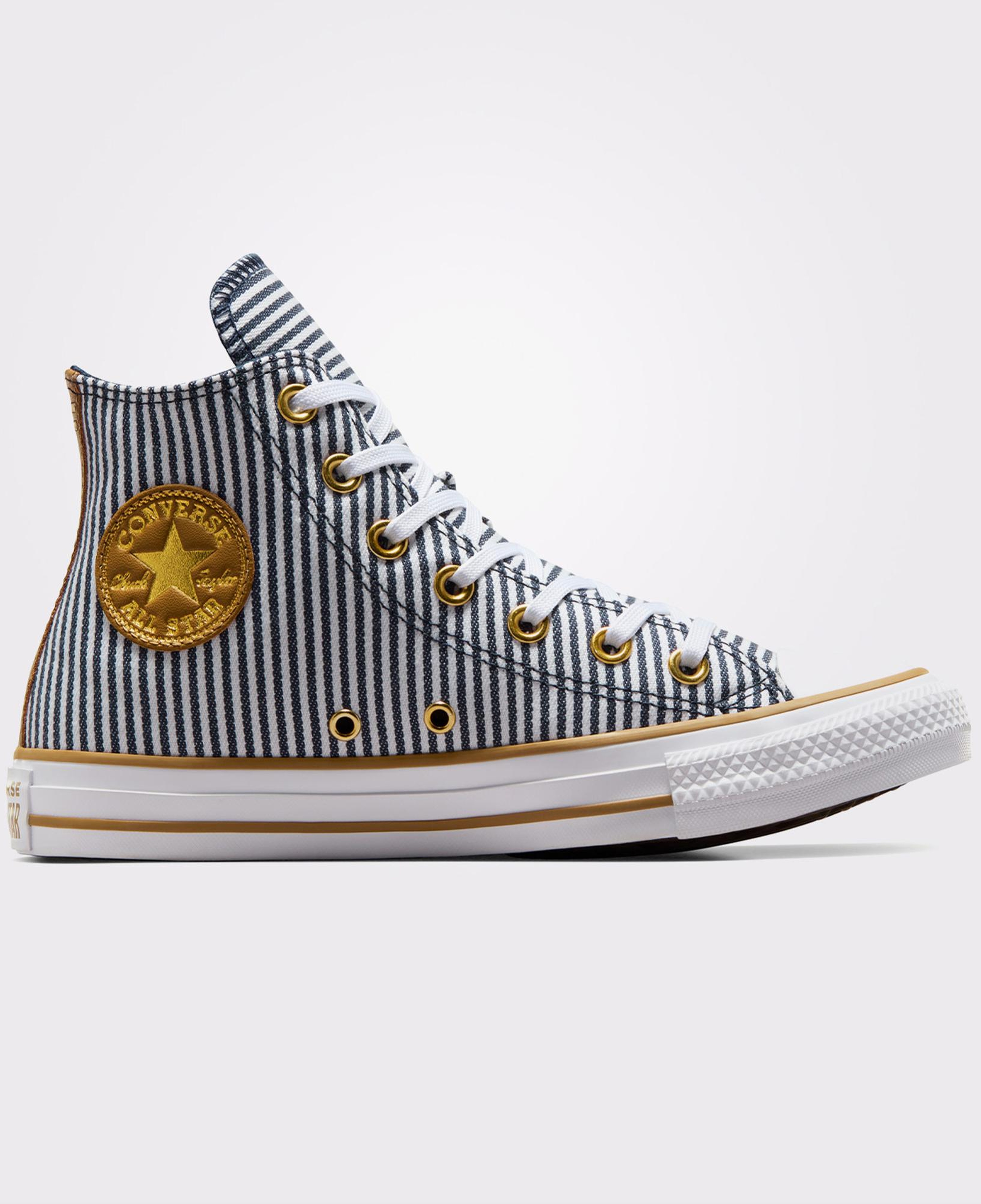 Converse Chuck Taylor All Star Herringbone Stripe Unisex Mavi Sneaker