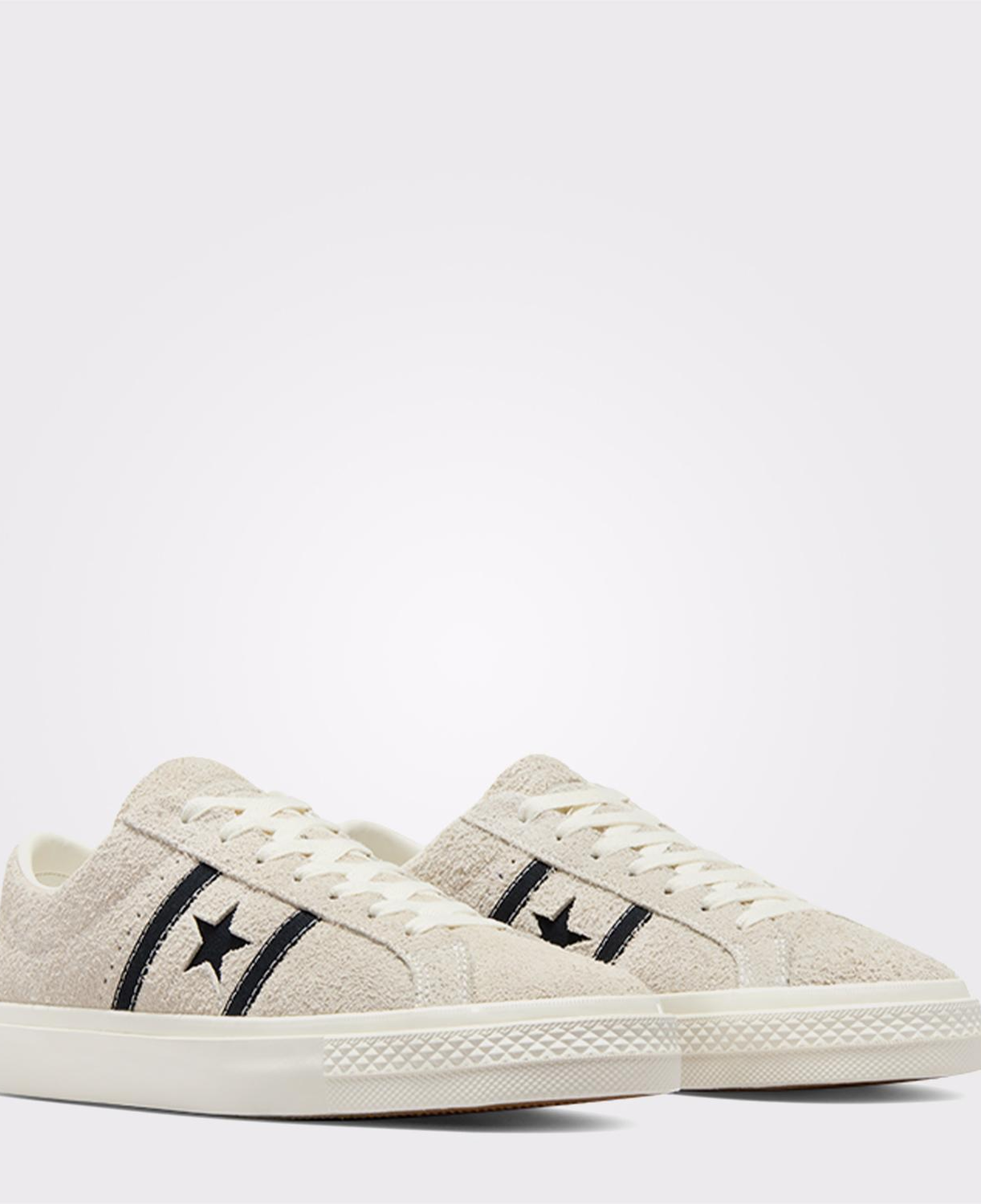 Converse One Star Academy Pro Unisex Krem Süet Sneaker