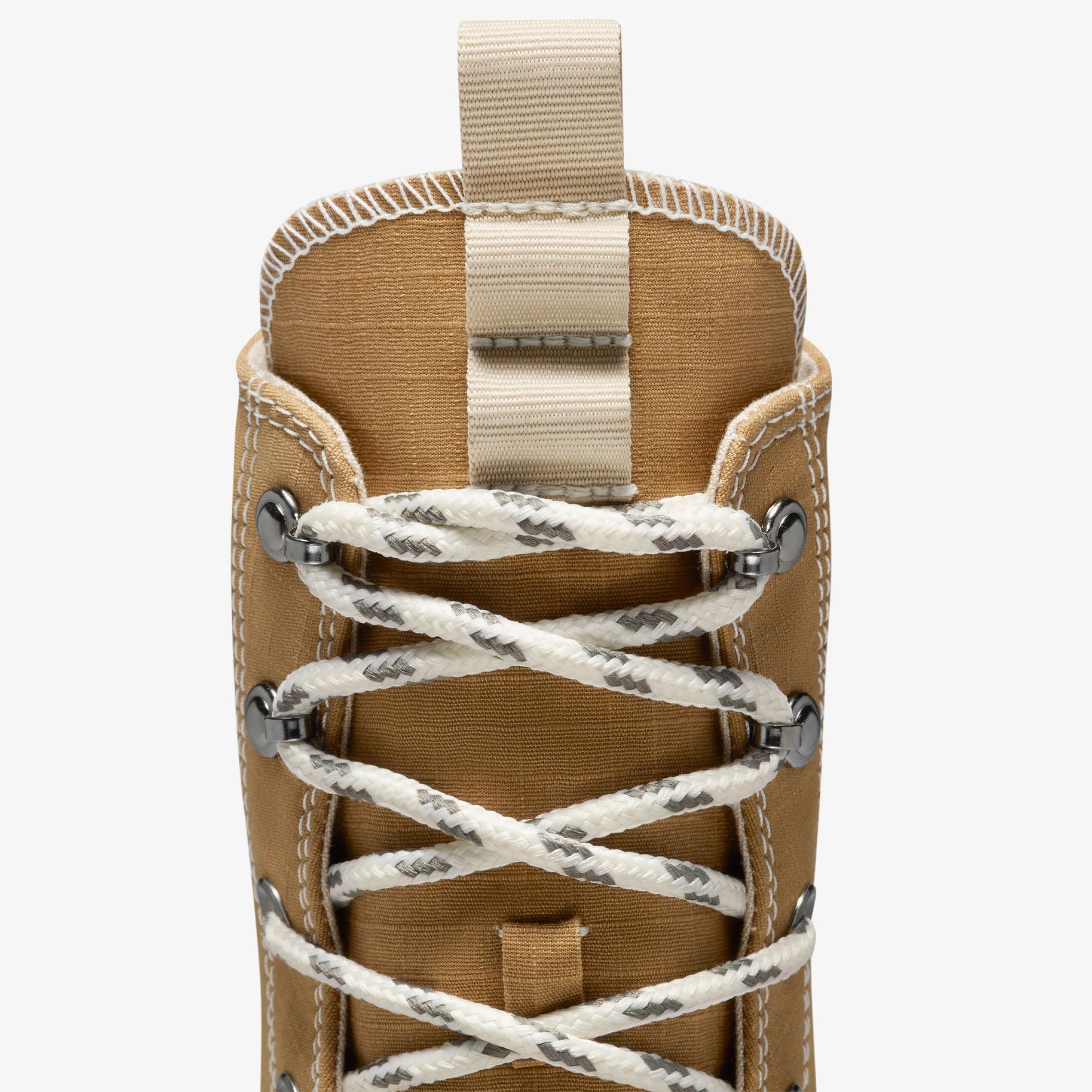 Converse Topuklu Chuck 70 De Luxe Heel Grid Kadın Bej Sneaker