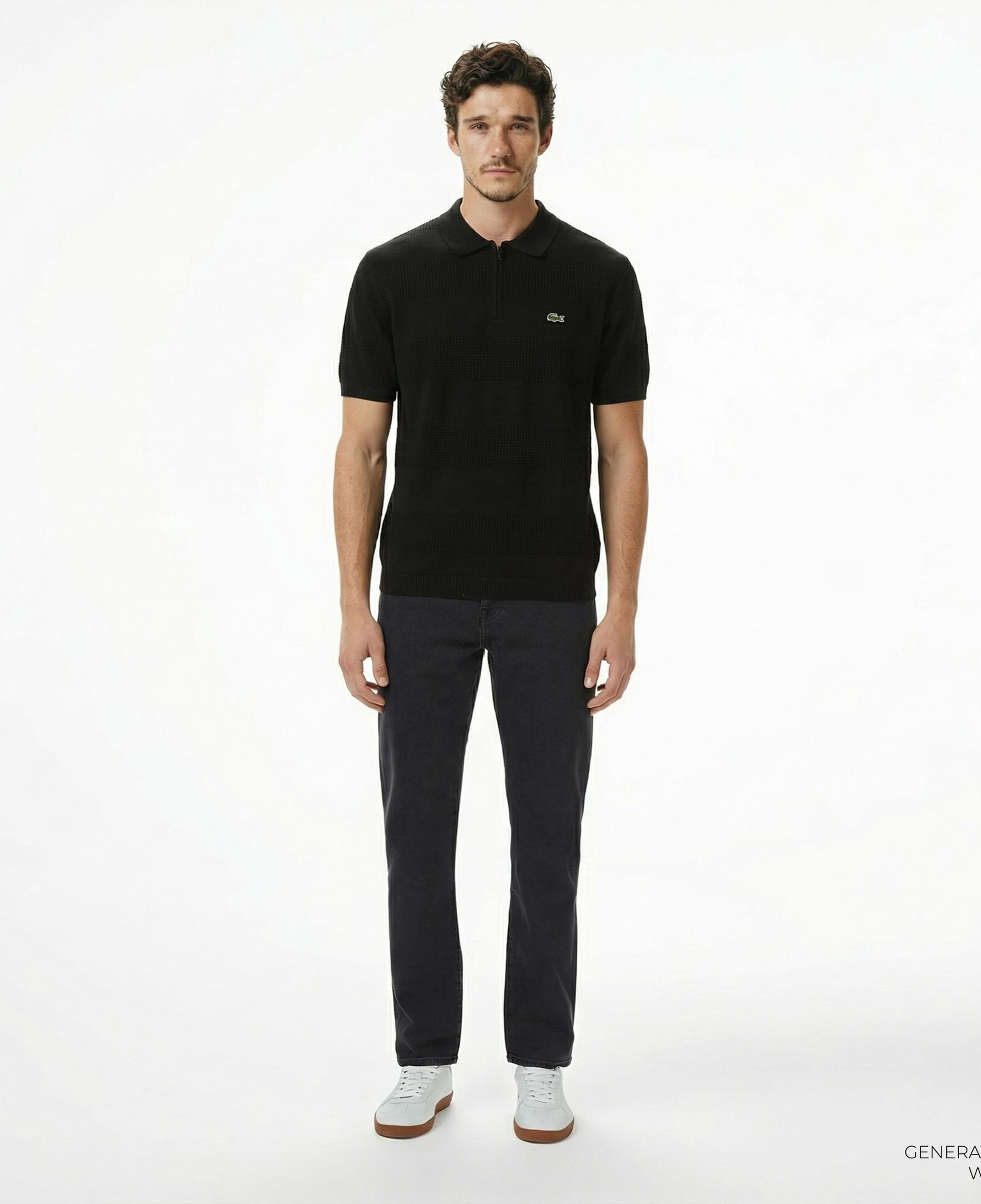 Lacoste Erkek Regular Fit Siyah Jean Pantolon