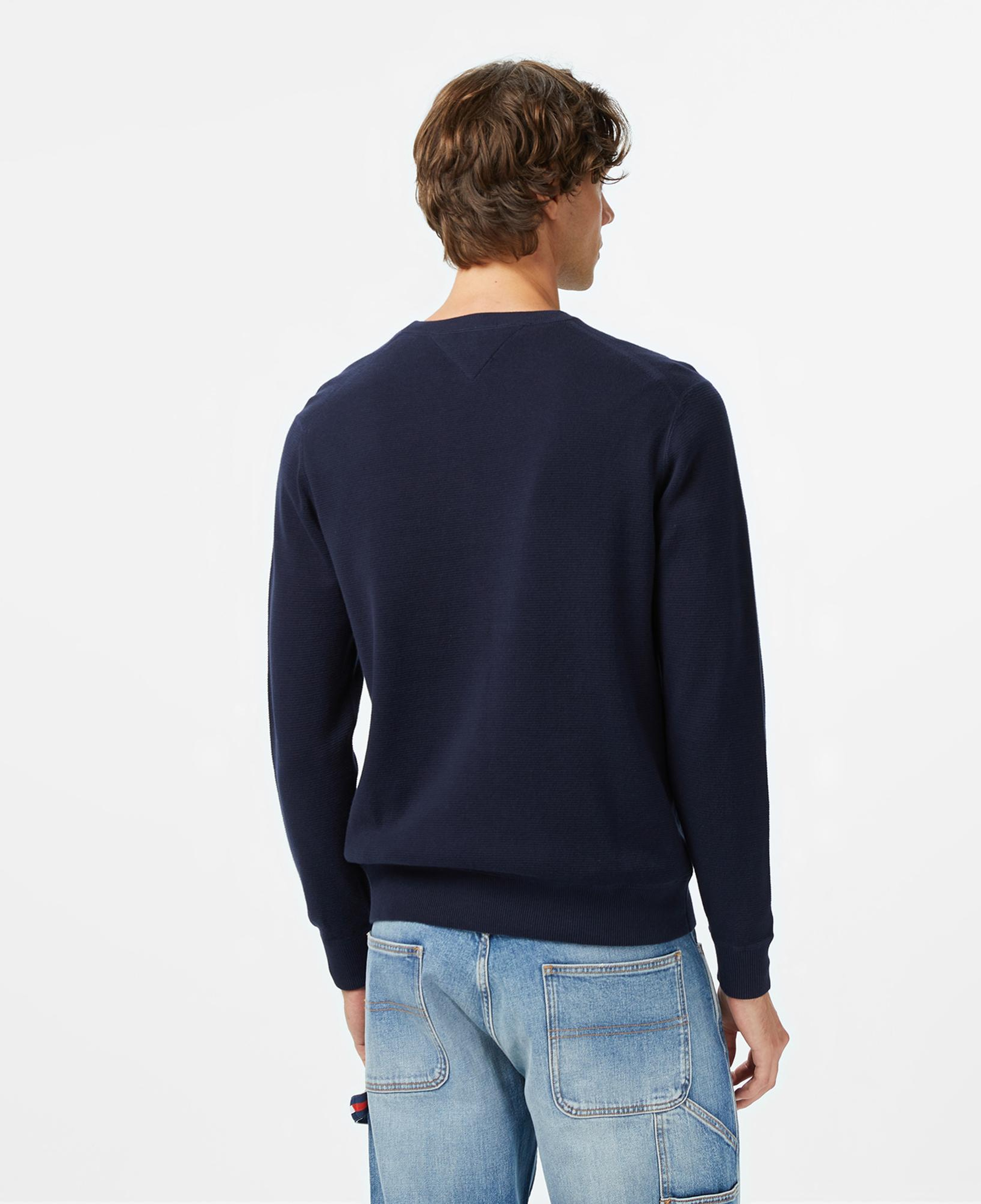 Tommy Hilfiger Athleisure Varsity Erkek Lacivert Kazak