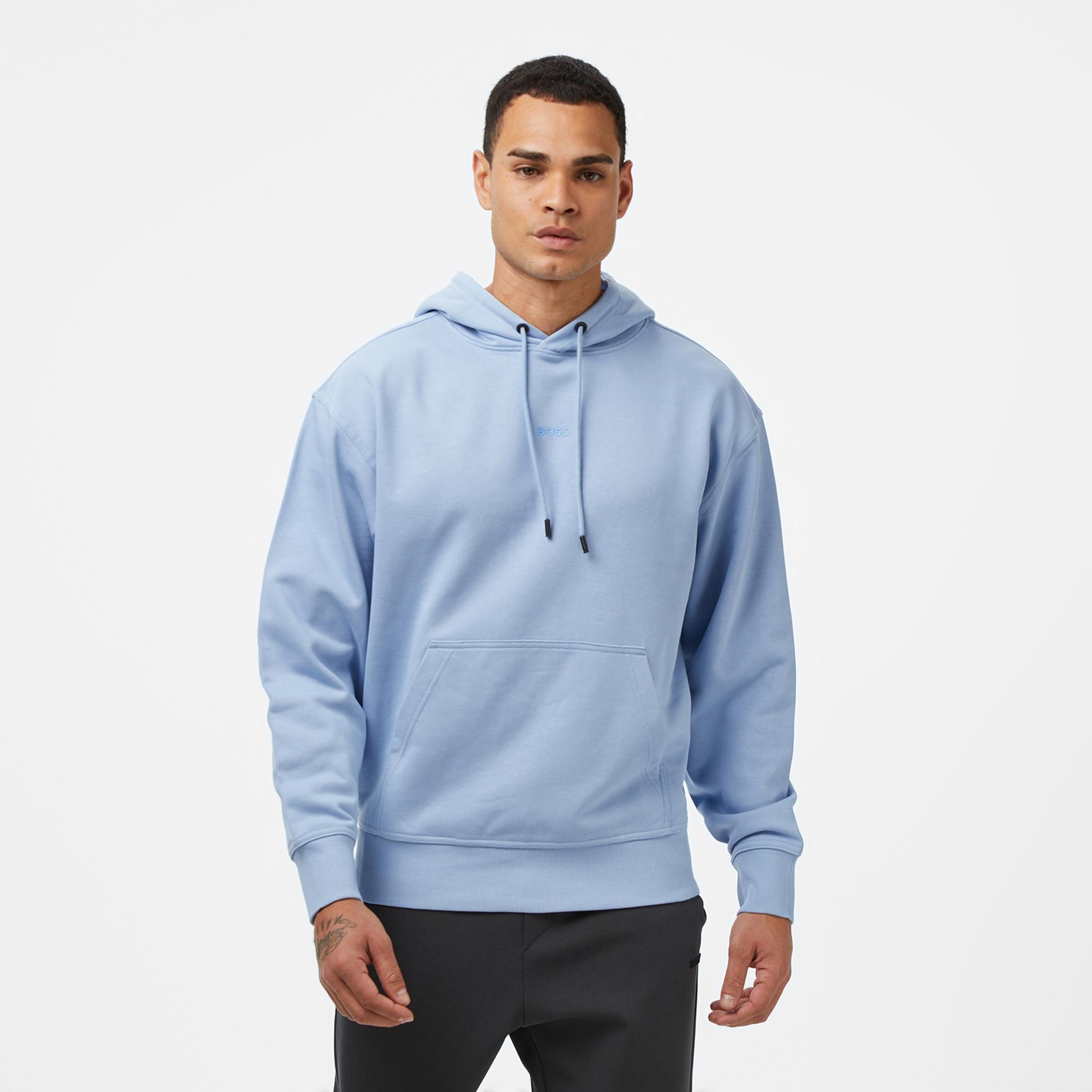 Boss Erkek Açık Mavi Sweatshirt