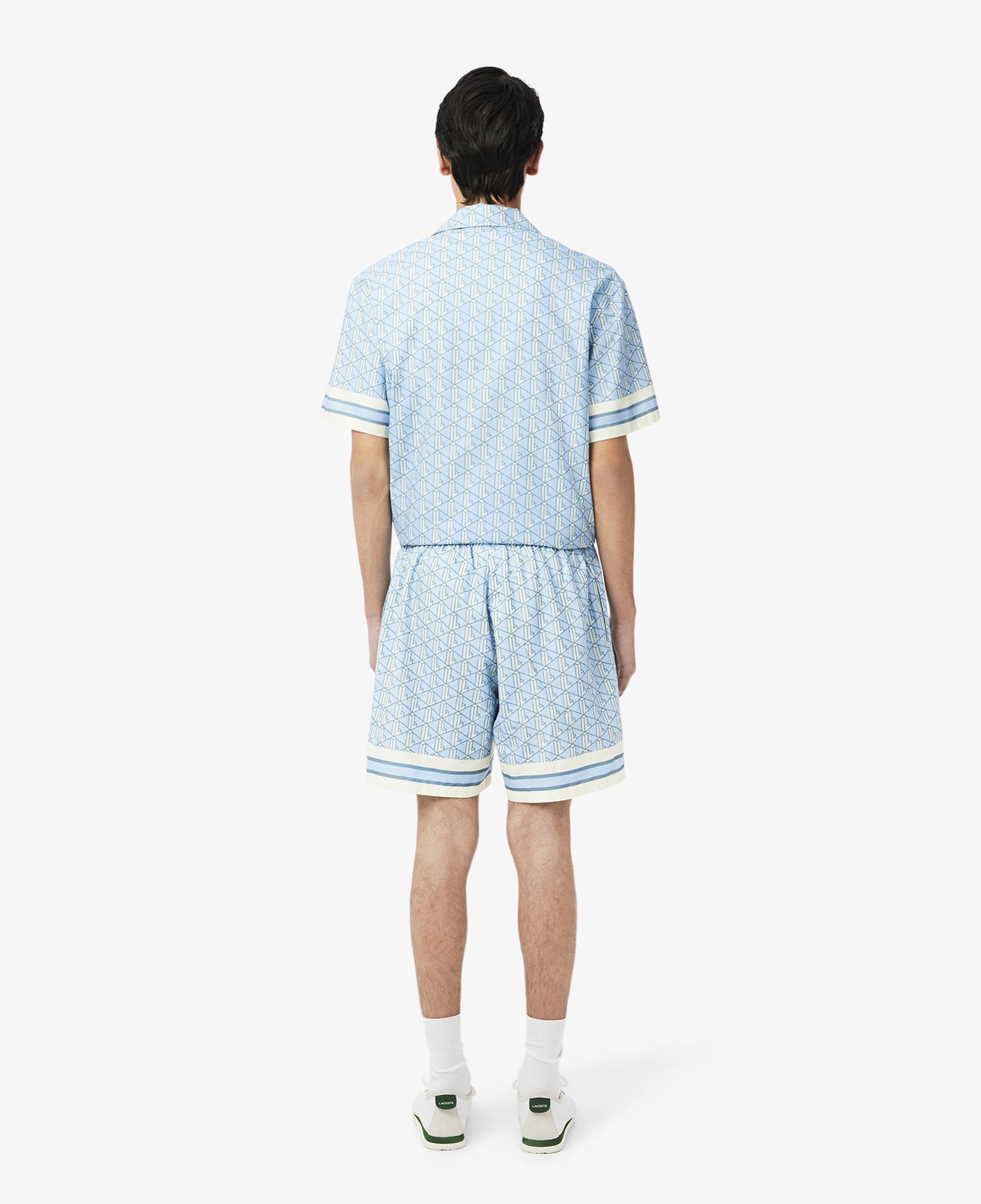 Lacoste Erkek Monogram Mavi Şort