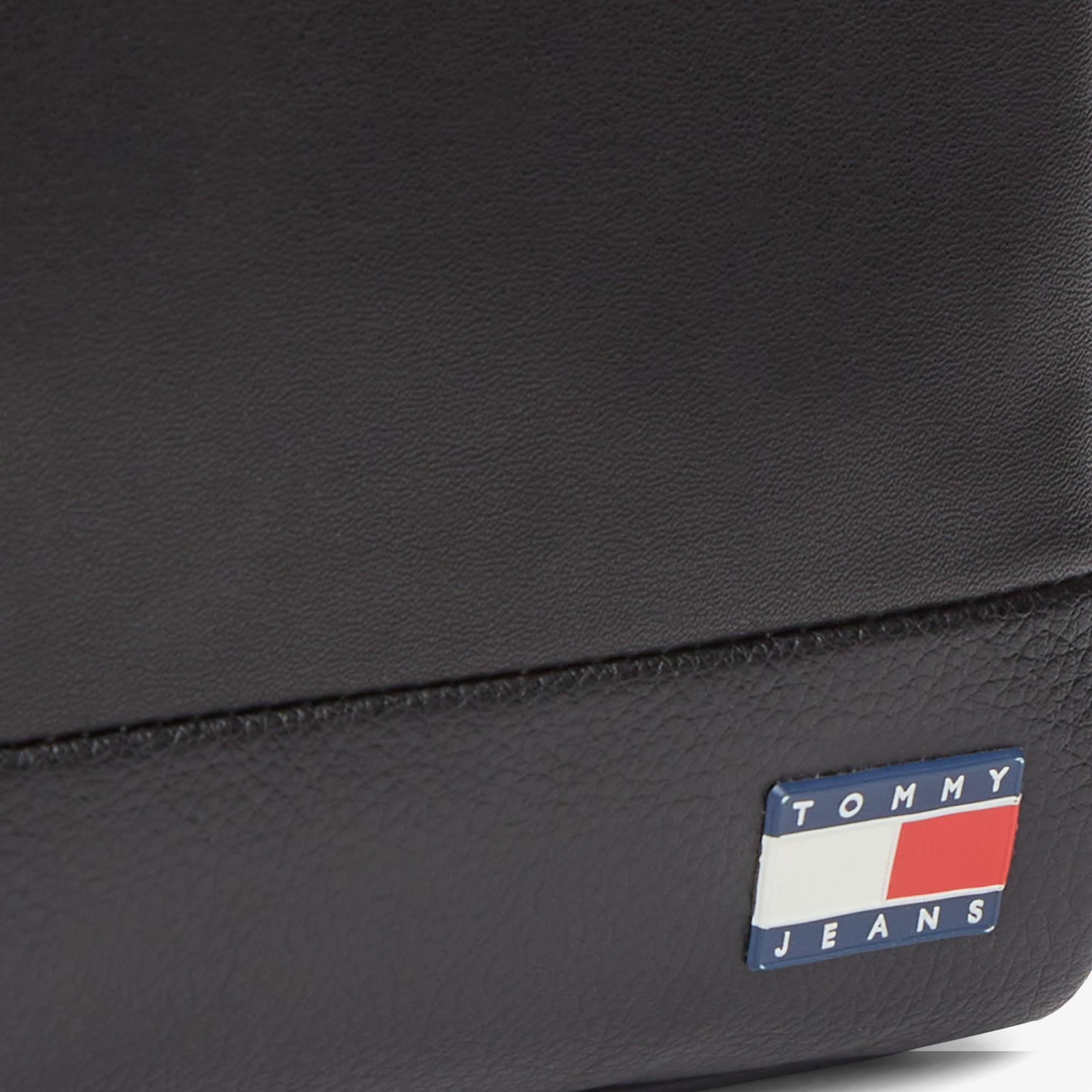 Tommy Hilfiger Heritage Leather Erkek Siyah El Çantası