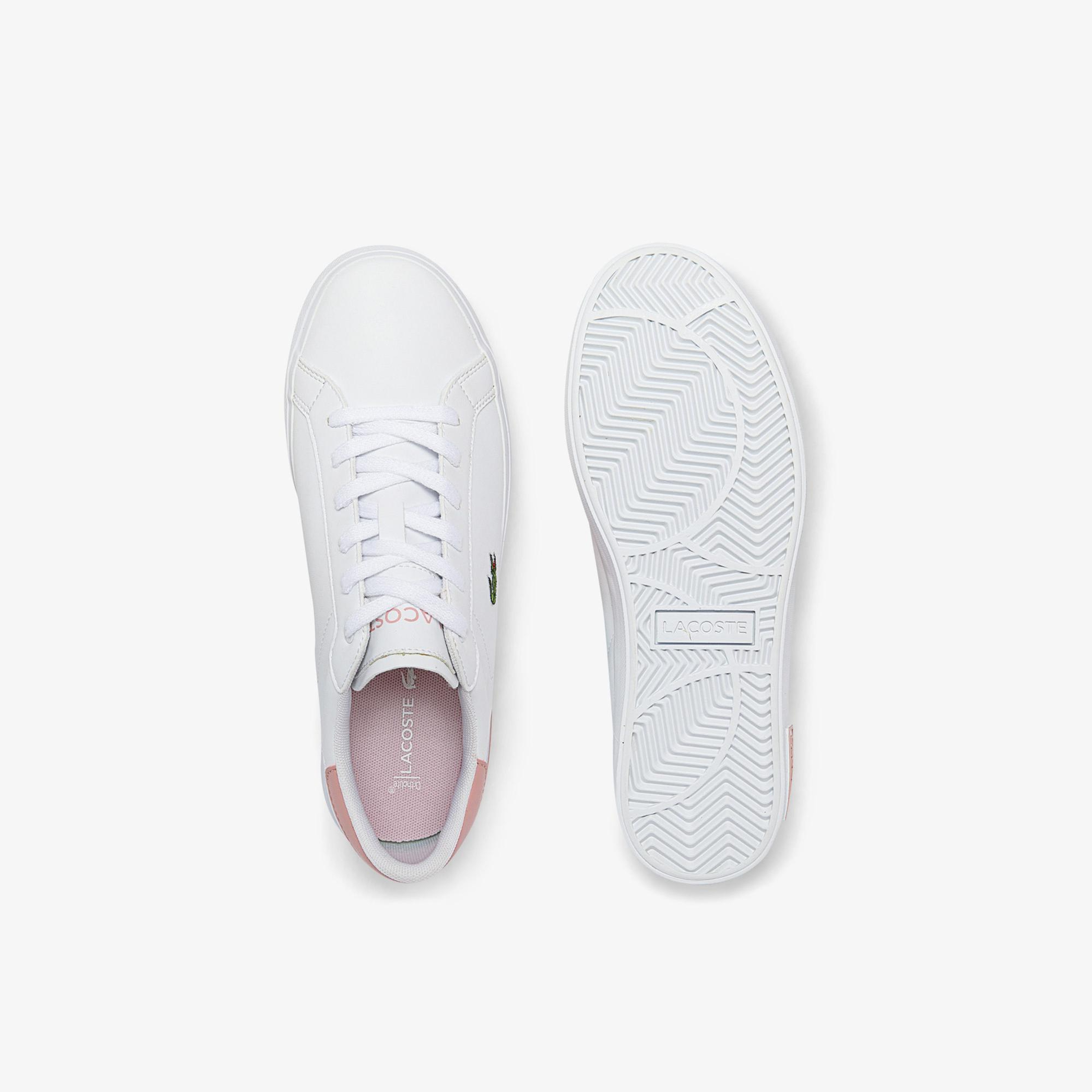 Lacoste Powercourt Çocuk Beyaz Sneaker