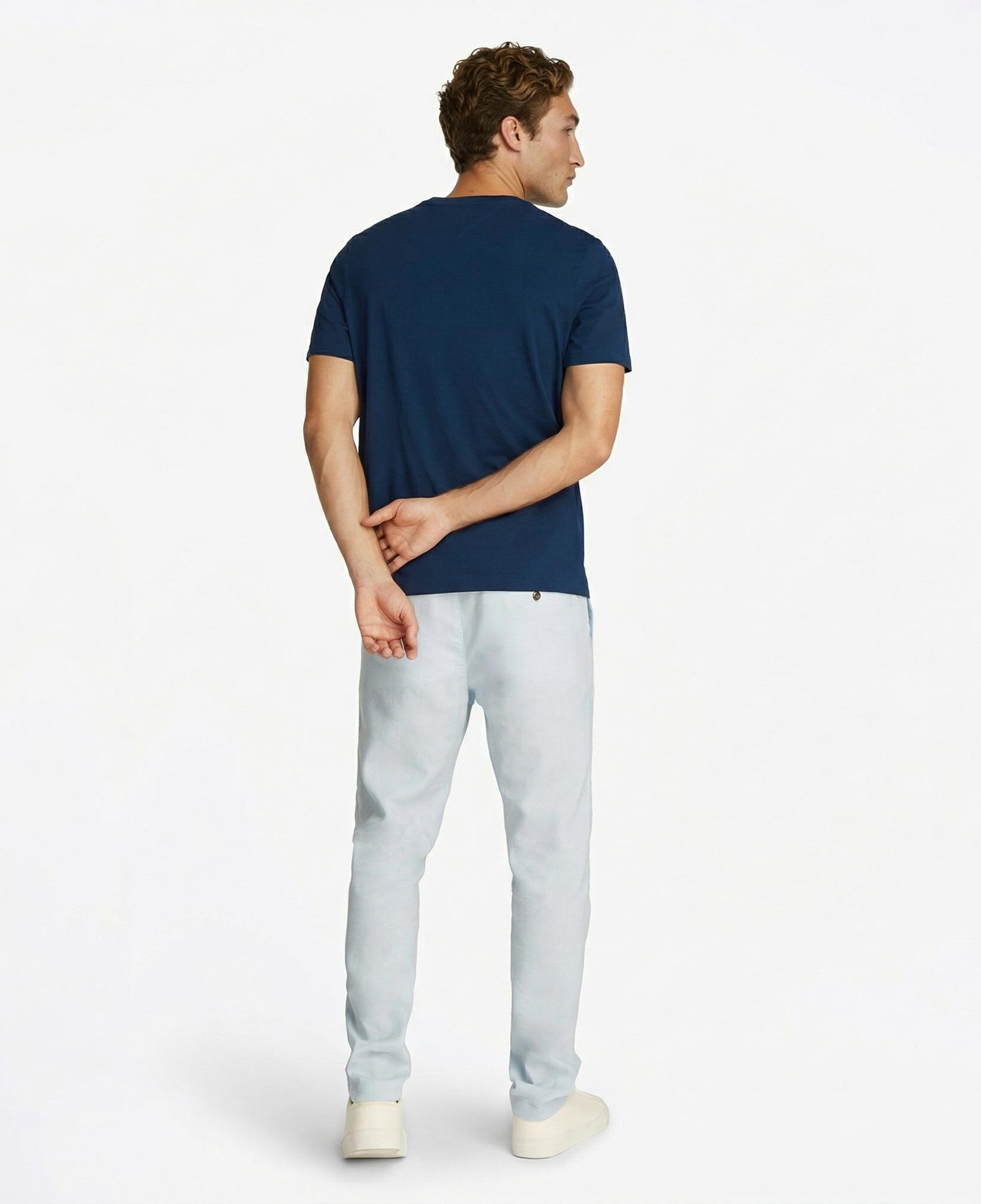 Tommy Hilfiger Color Photo Print Erkek Lacivert T-Shirt