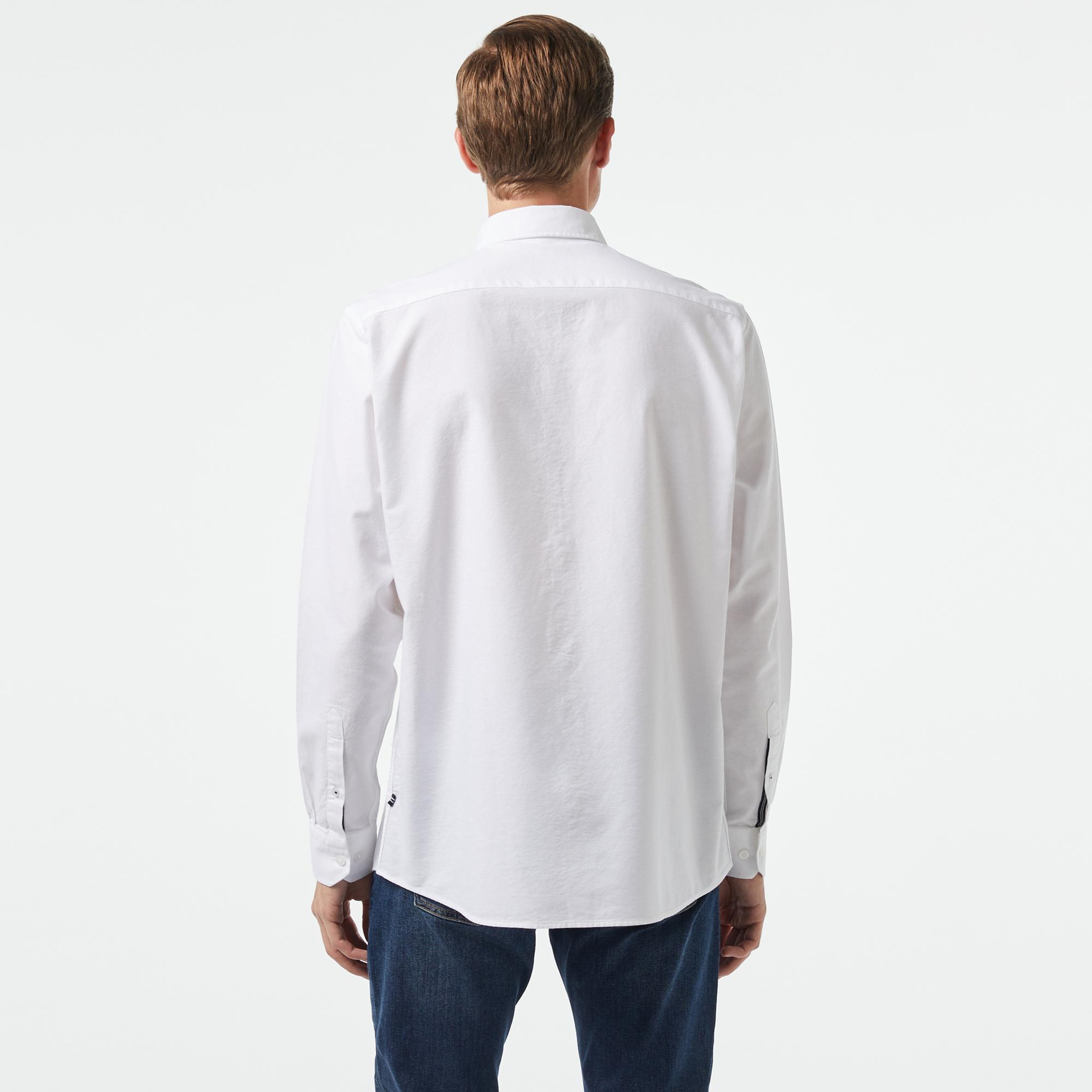 Nautica Erkek Beyaz Classic Fit Gömlek