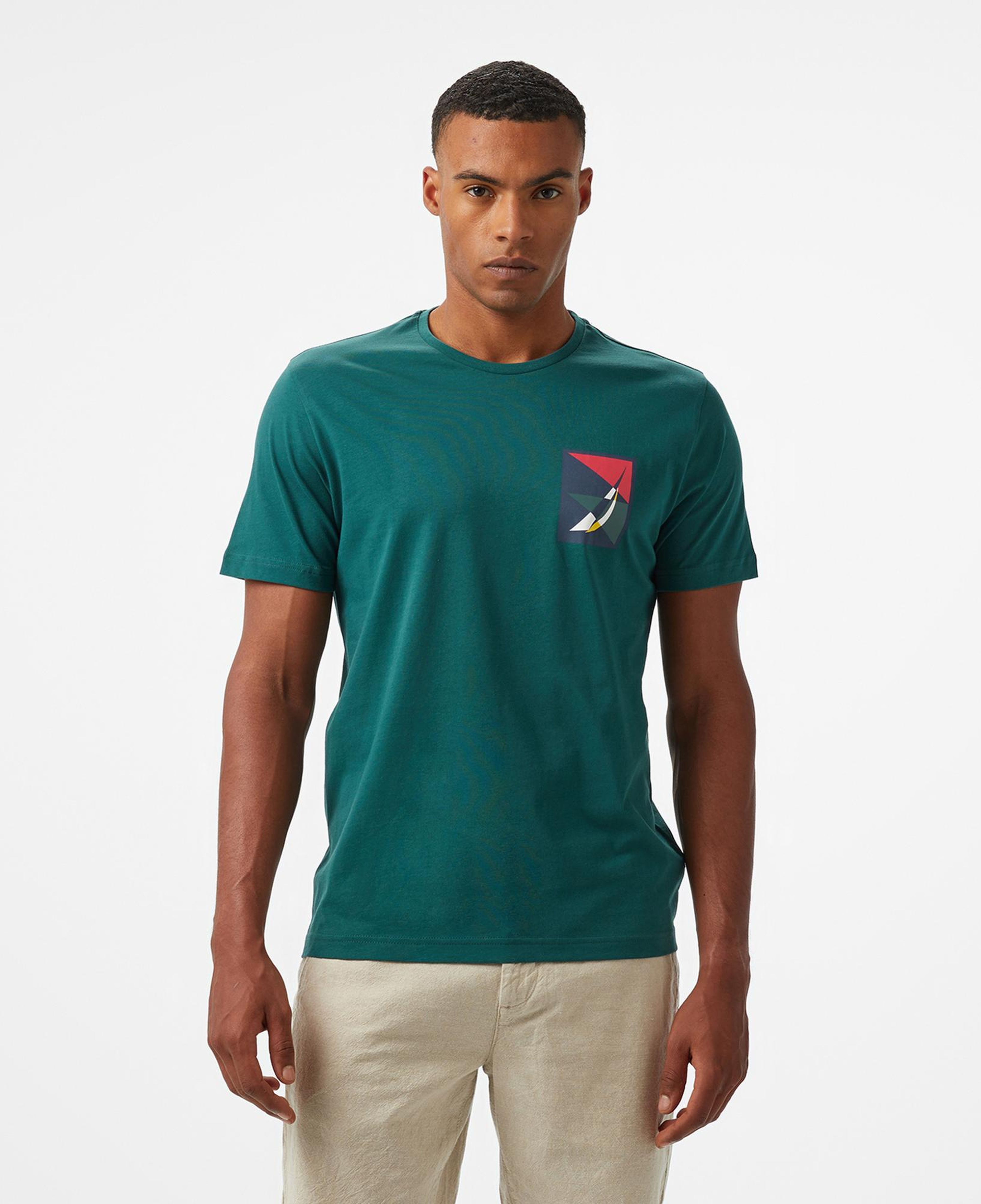 Nautica Erkek Yeşil Regular Fit T-Shirt