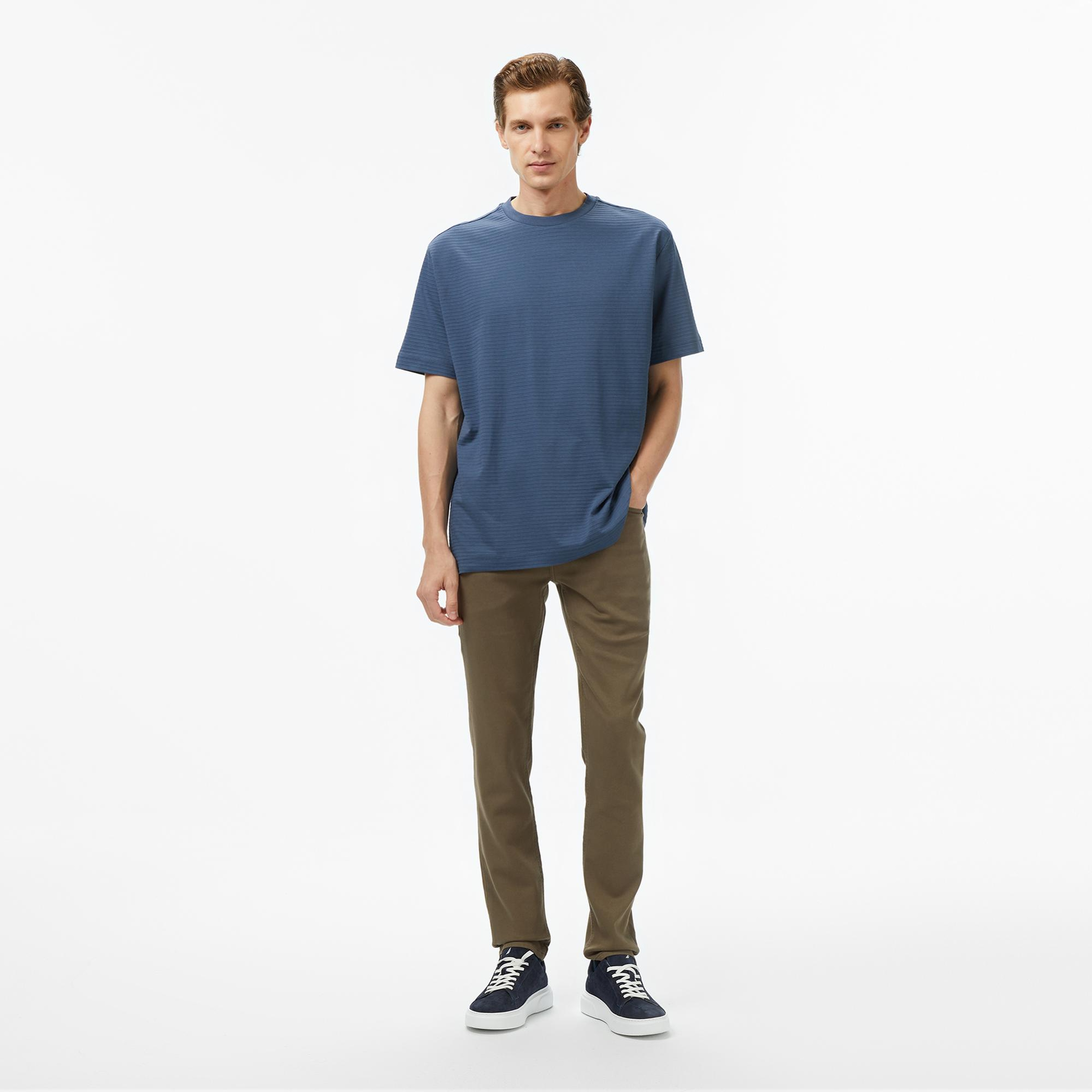 Nautica Erkek Kahverengi Slim Fit Pantolon