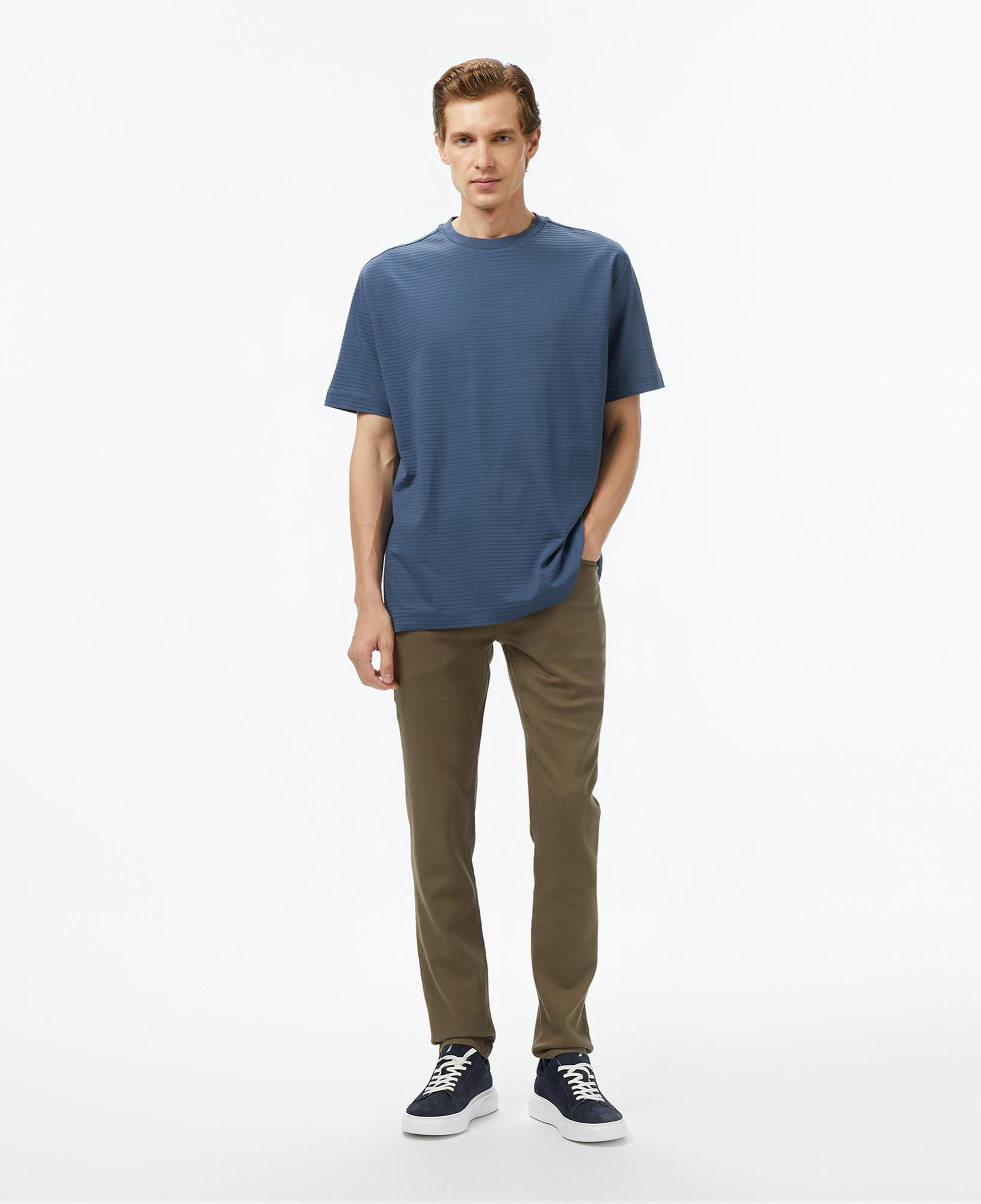 Nautica Erkek Kahverengi Slim Fit Pantolon