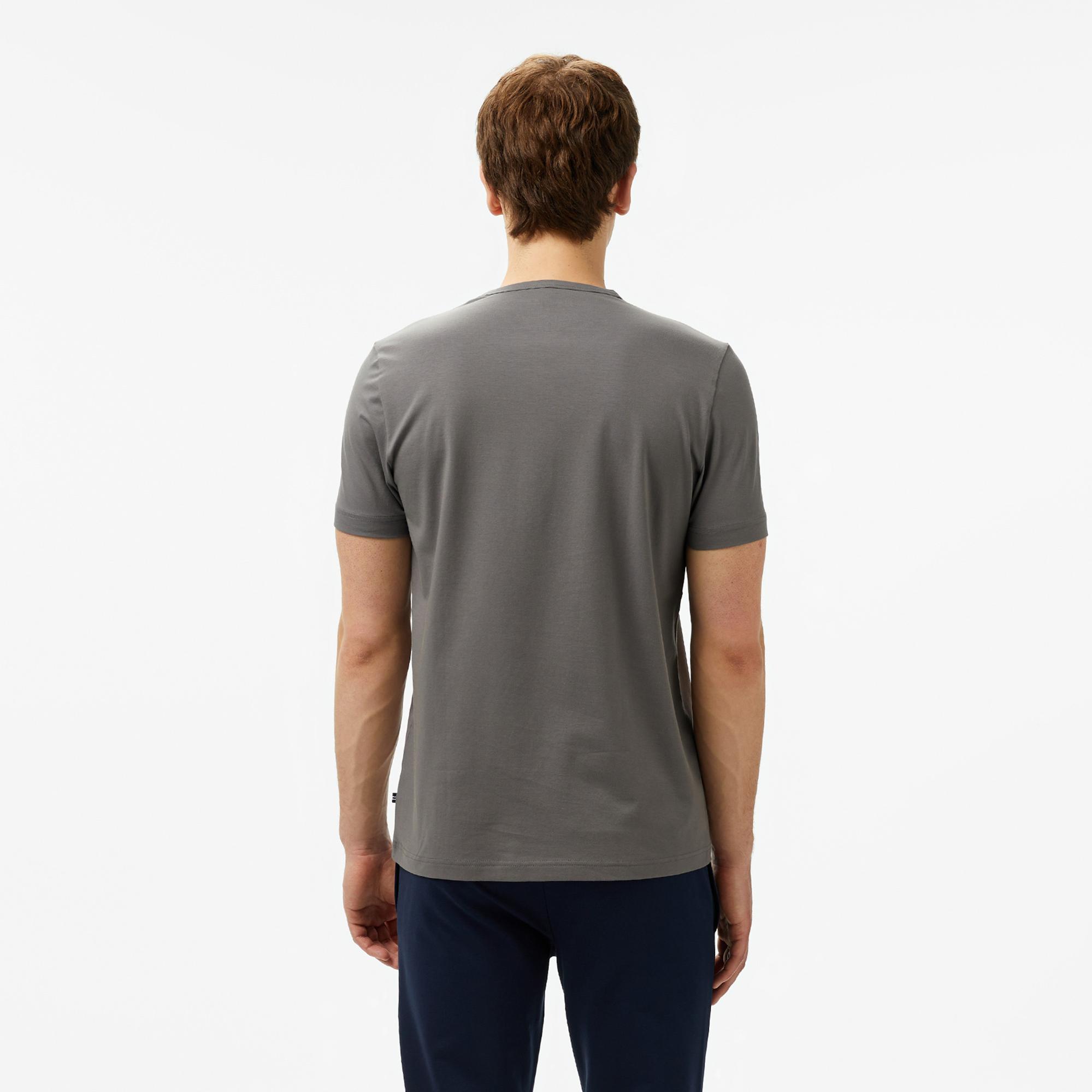 Nautica Erkek Gri Regular Fit T-Shirt