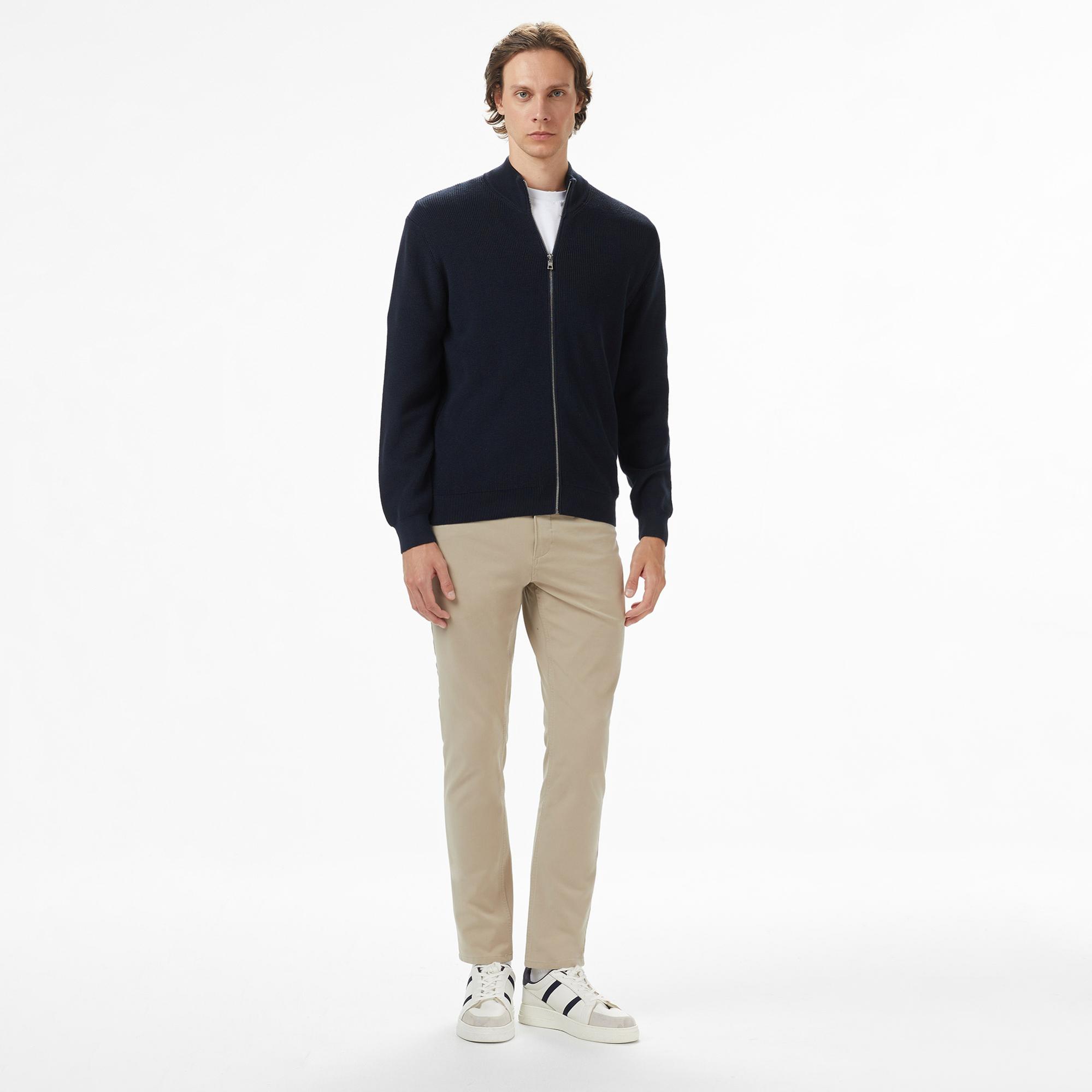 Nautica Erkek Lacivert Classic Fit Hırka