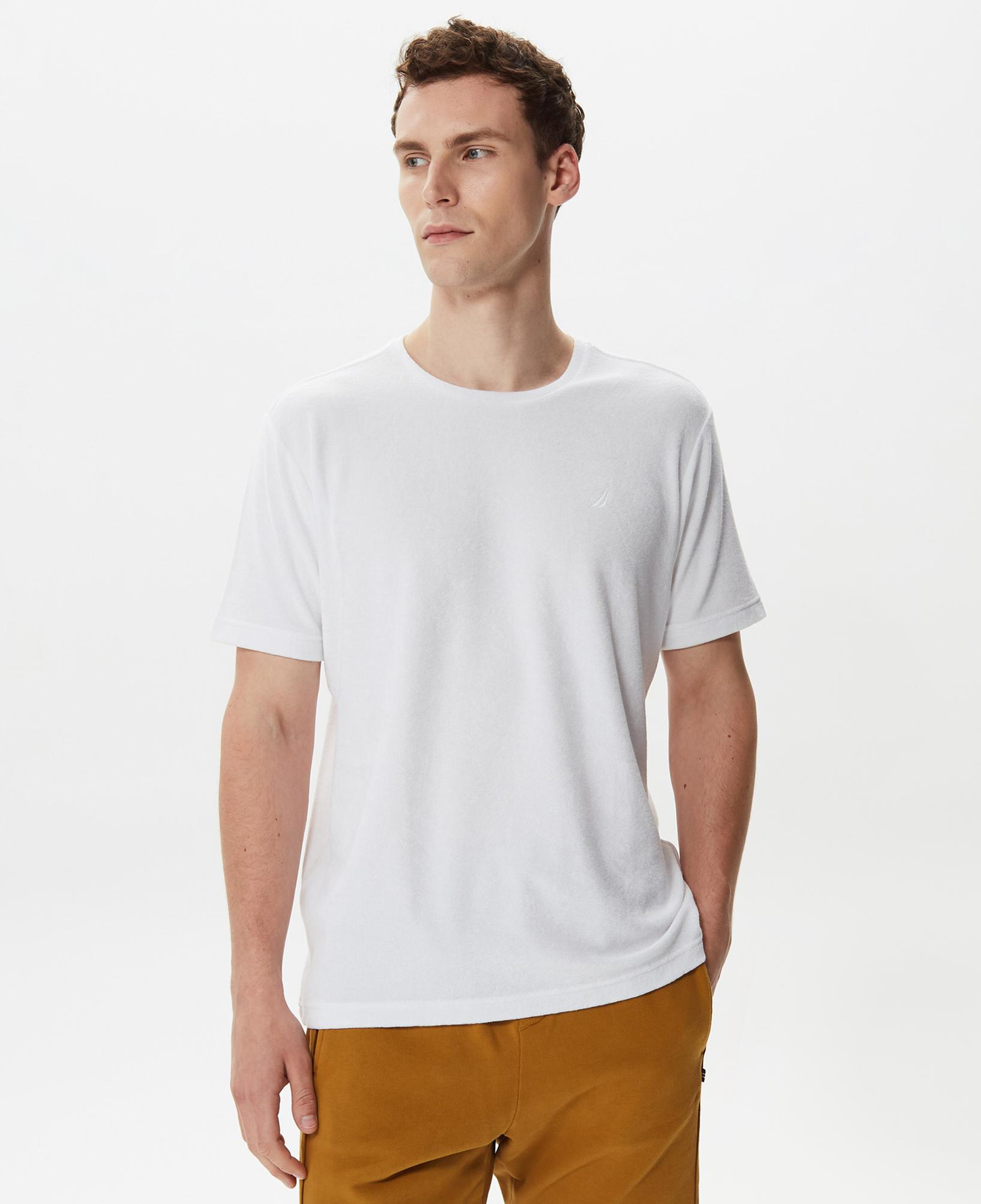 Nautica Erkek Beyaz T-Shirt