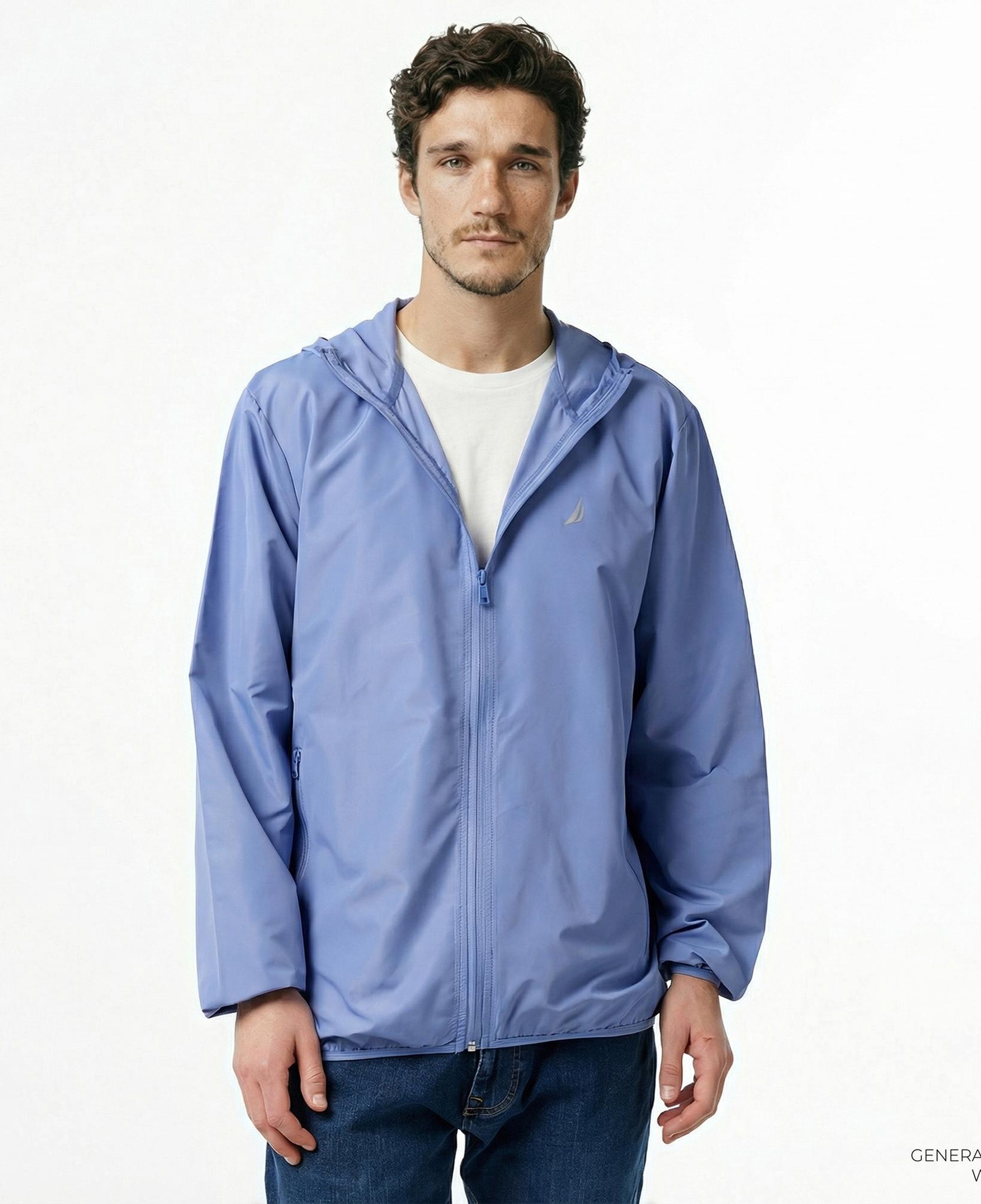 Nautica Erkek Mavi Yağmurluk