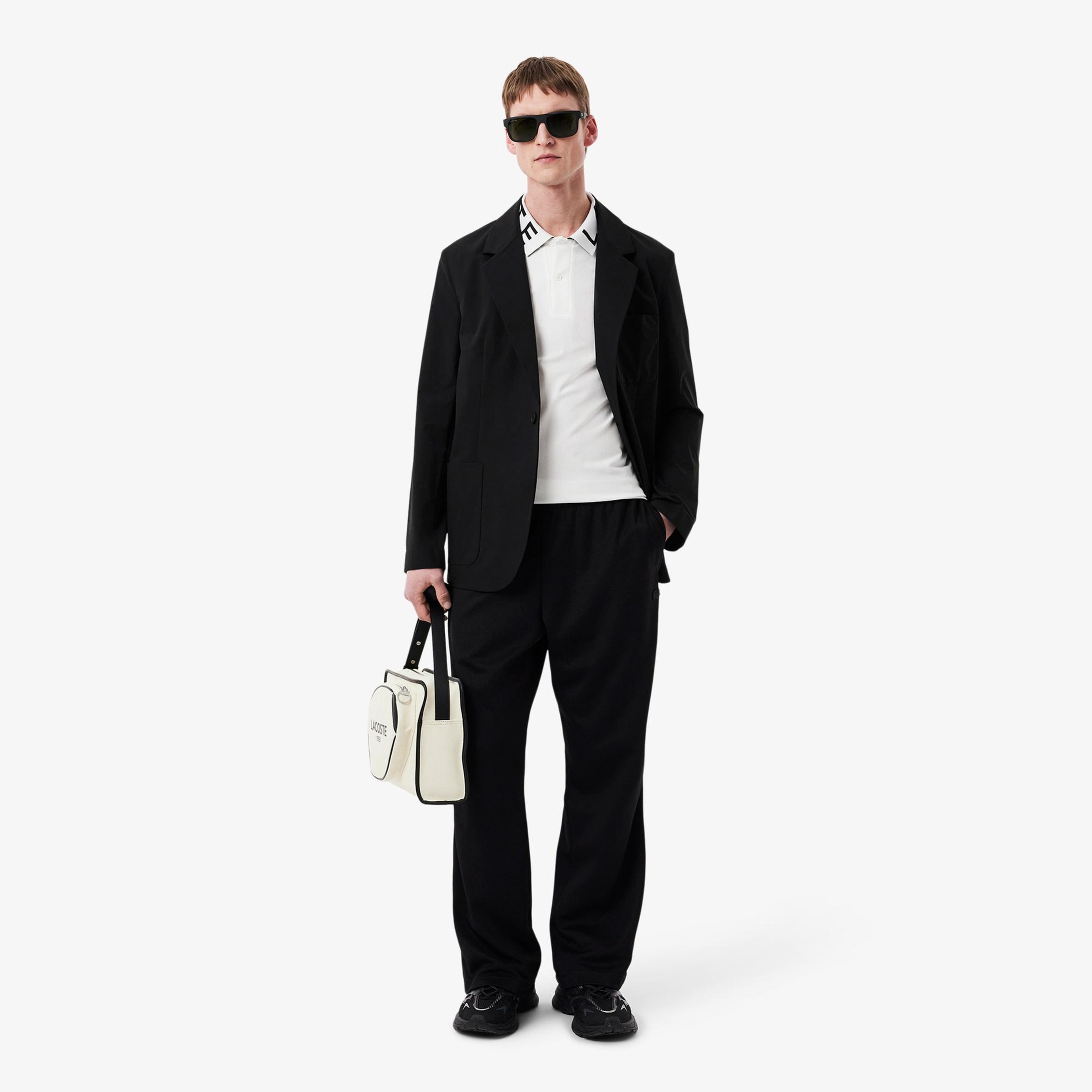 Lacoste Erkek Slim Fit Baskılı Beyaz Polo